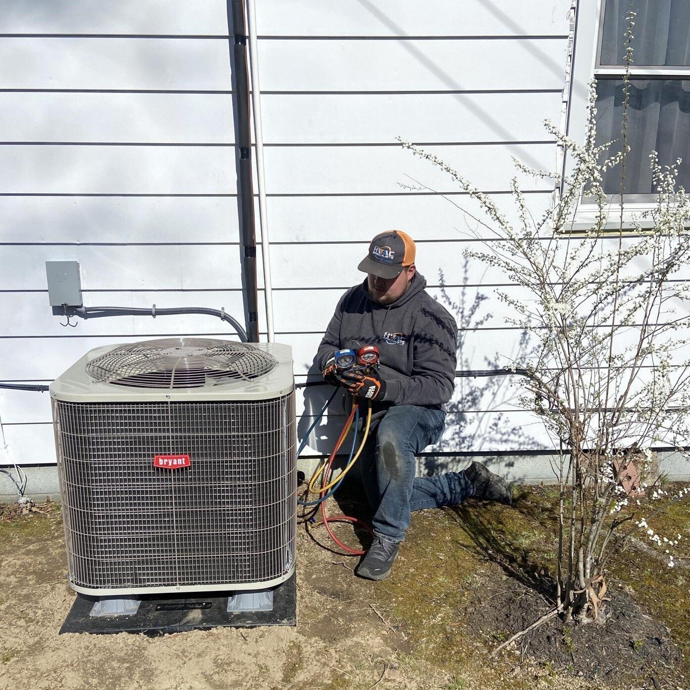 🌸🏡 As spring blossoms around us, it's time to ensure your home is ready for the changing seasons! At HVAC Specialists of Virginia, we're excited to announce the installation of the Bryant&reg; Legacy&trade; - 2-Ton SEER2 Heat Pump System, designed 