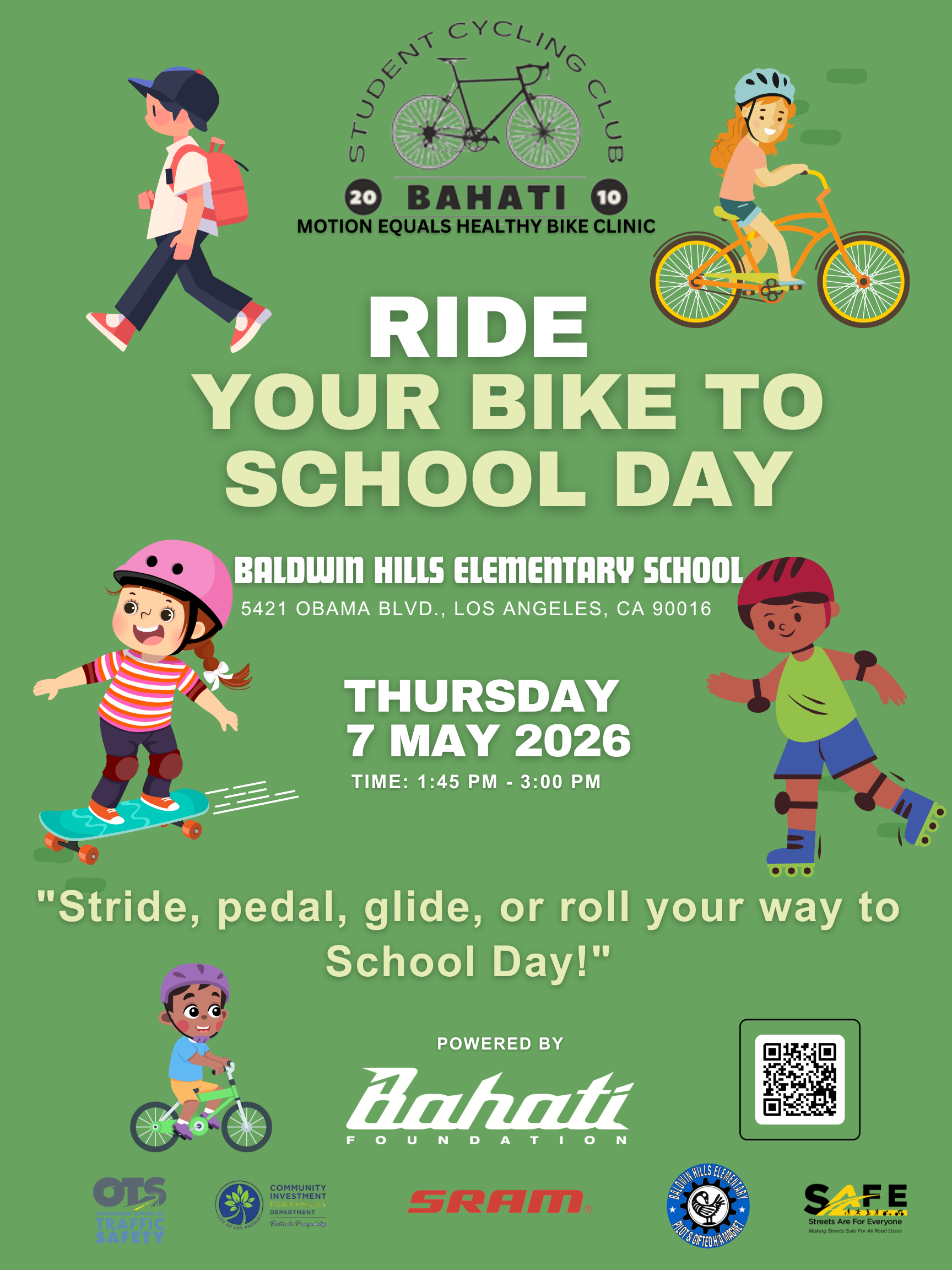 Ride Your Bike to School Week