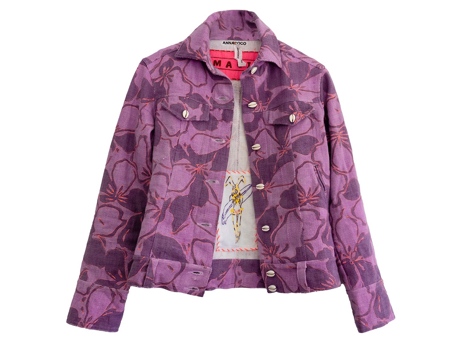 Louis Vuitton Purple Monogram Denim Button Up Jacket size 52  eBay