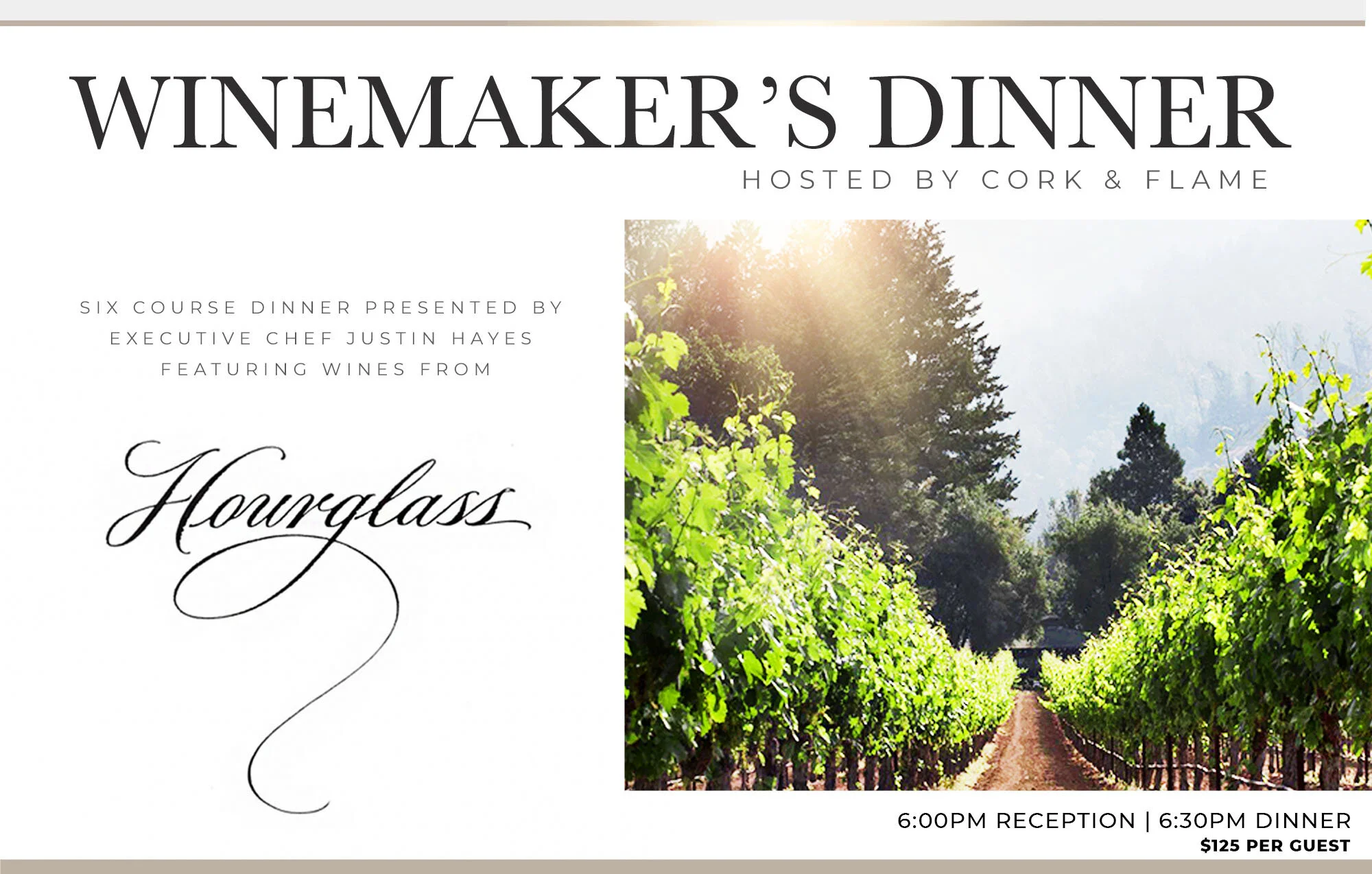 Hourglass Winemaker’s Dinner
