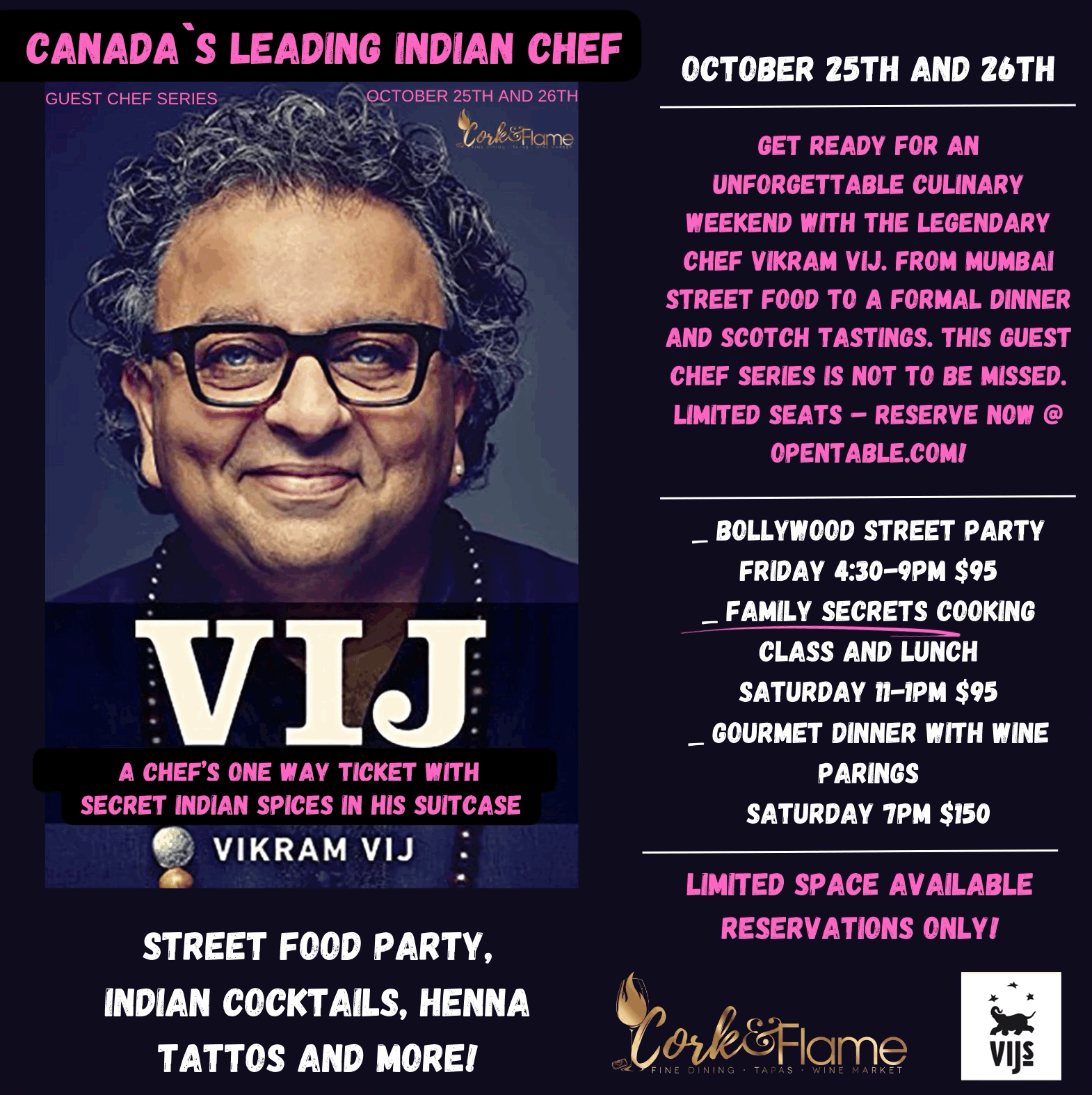 Guest Chef Series featuring VIJ