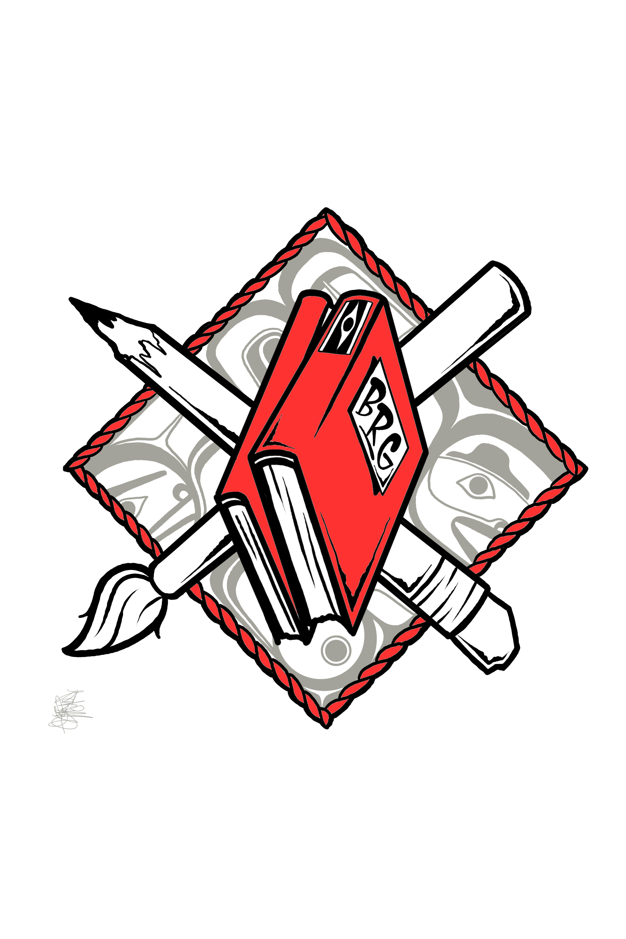 Education  Logo Designed by KC Hall Halizaqv Artist