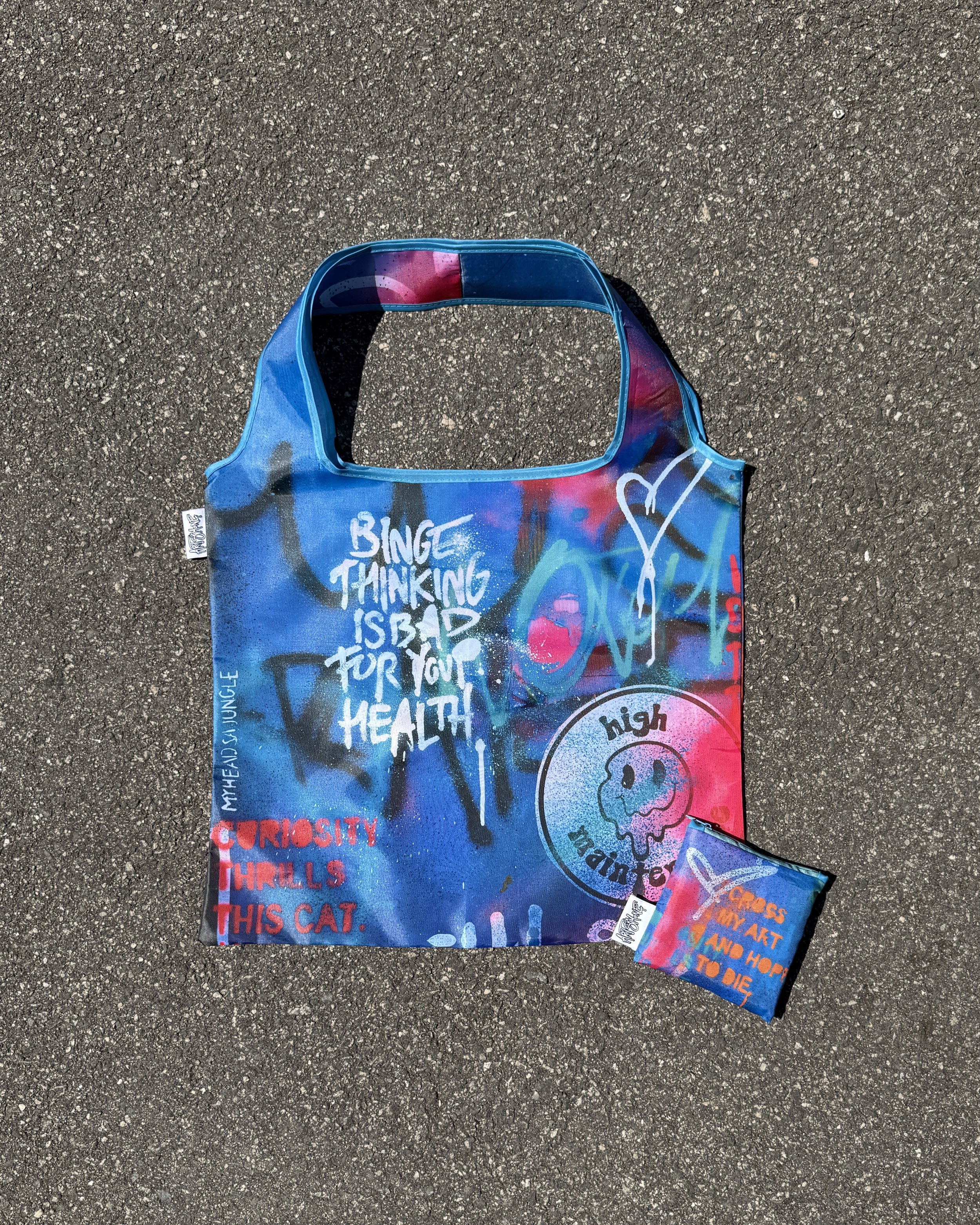 Art Simone Shopping Bag with Pouch