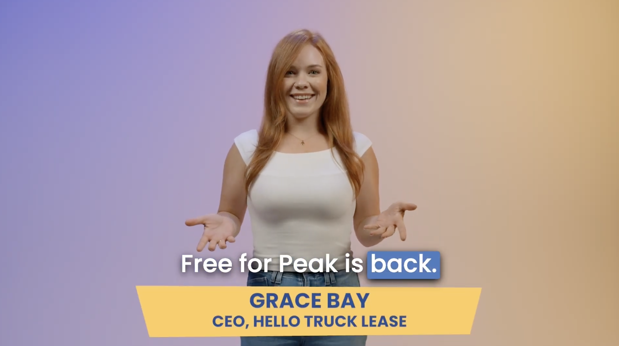 Free for Peak is Back!