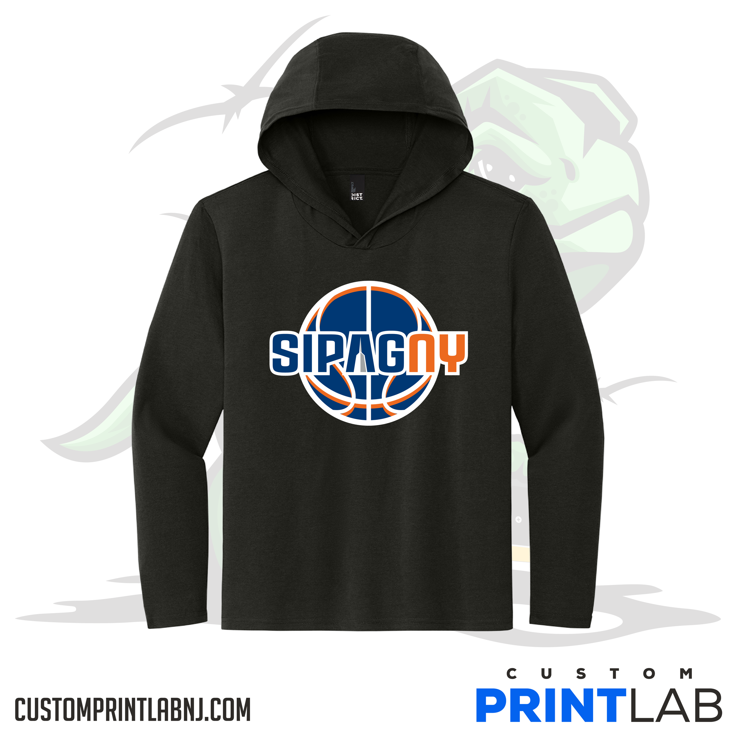 SIPAG Basketball Hooded Long Sleeve Black.png