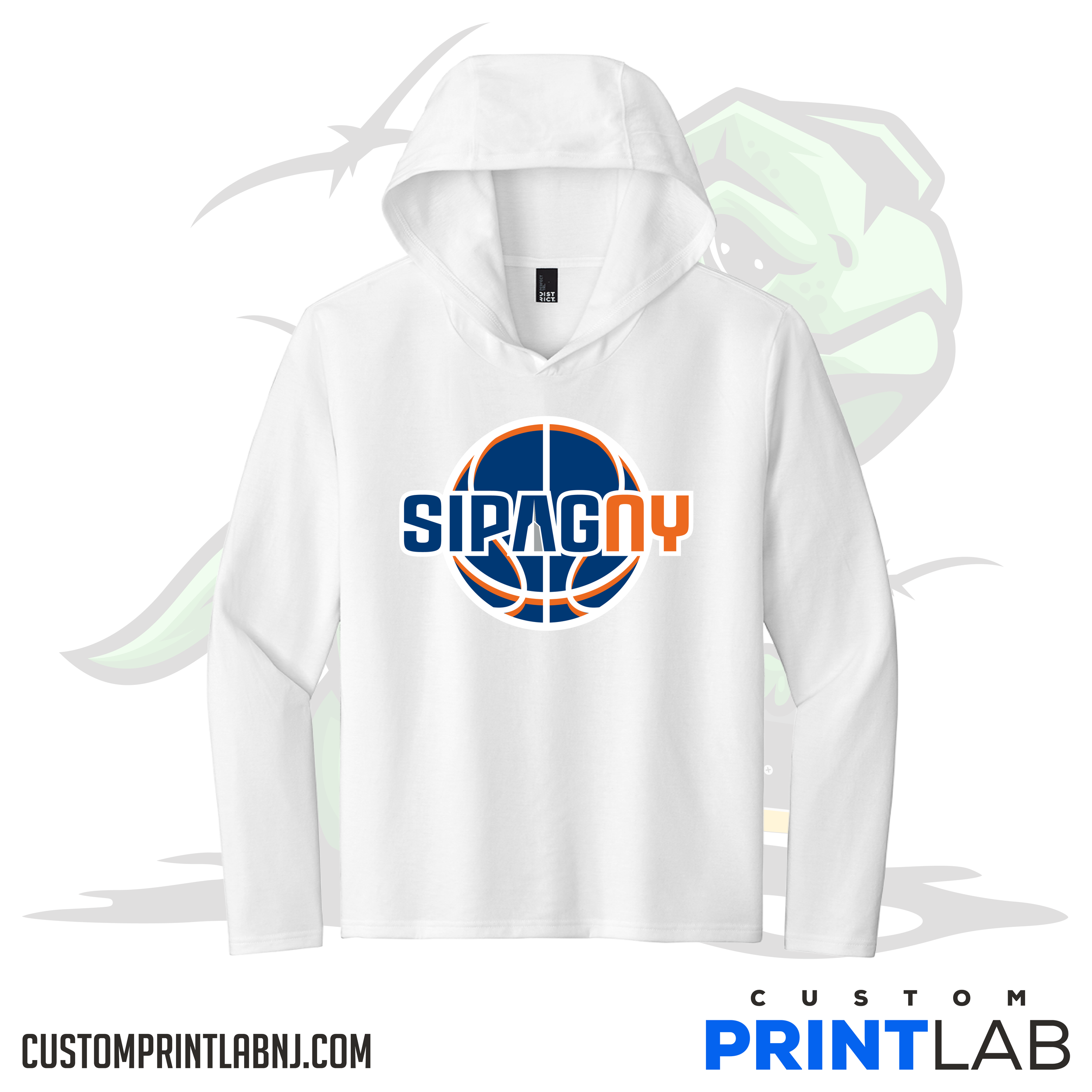 SIPAG Basketball Hooded Long Sleeve White.png