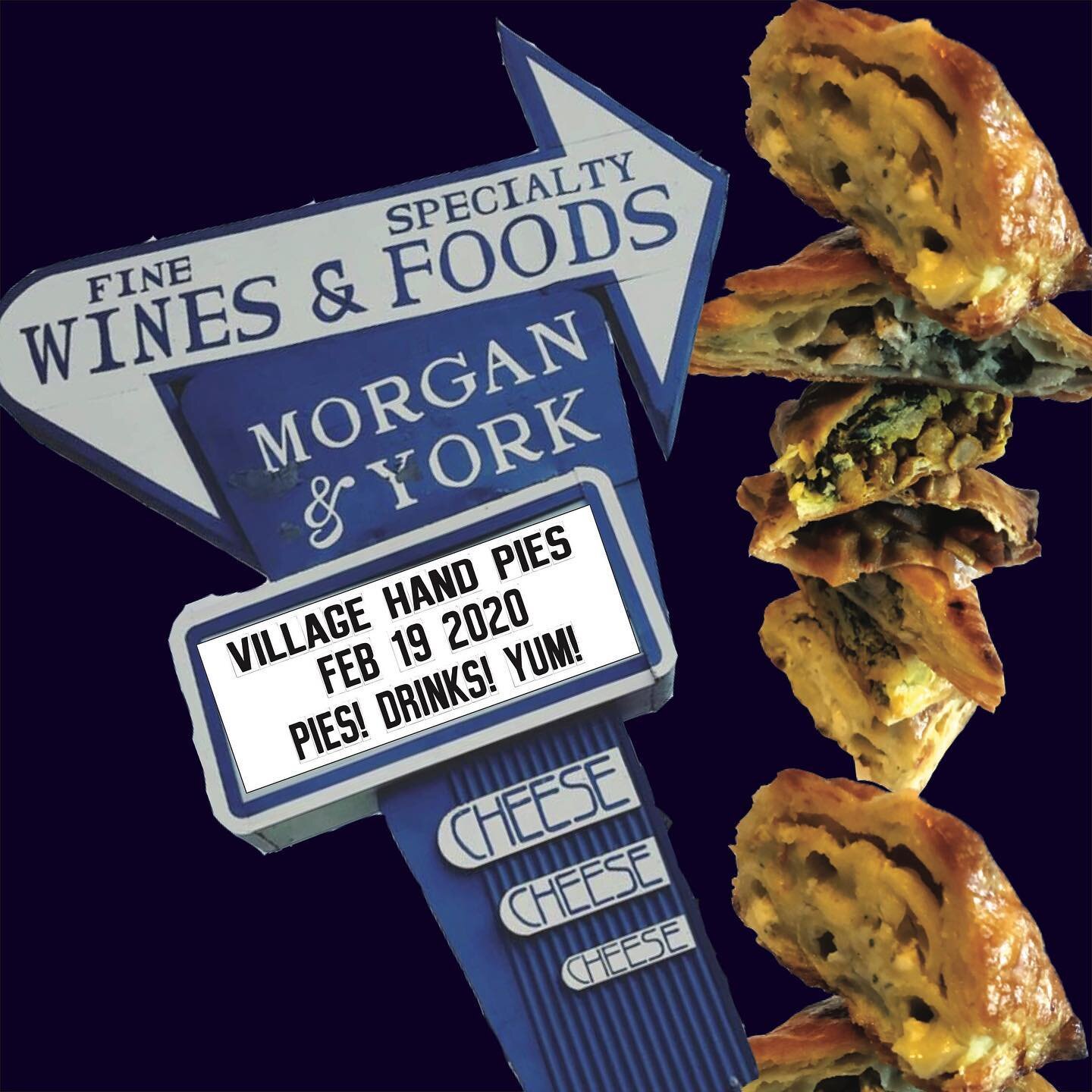 See that flaky goodness? It&rsquo;s all yours, Feb 19th 5-9! All stuffed with savory goodness. 

Village Hand Pies is travelling to Ann Arbor to share their hand pie goodness with the York! Bundle up and come down to York yard! There will be music an