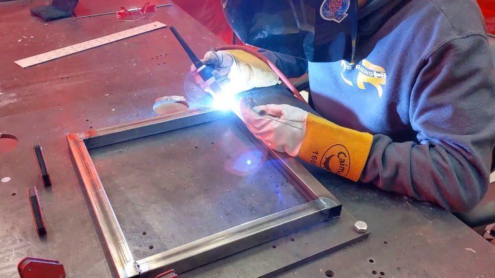 Some footage of our chassis team welding the impact attenuator test bulkhead!