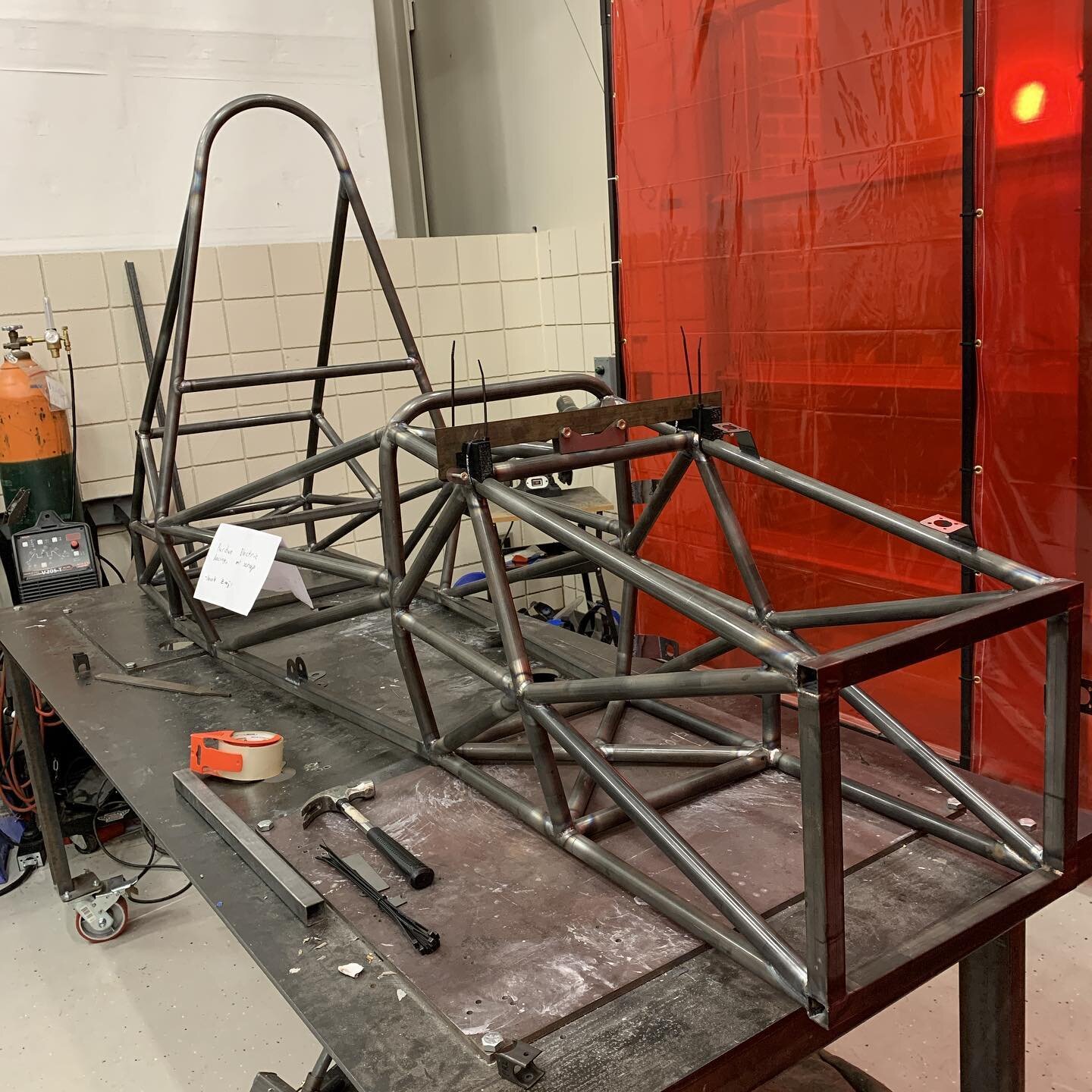 A first look. 
#chassis #beginnings #welding #tabs #newcarsmell