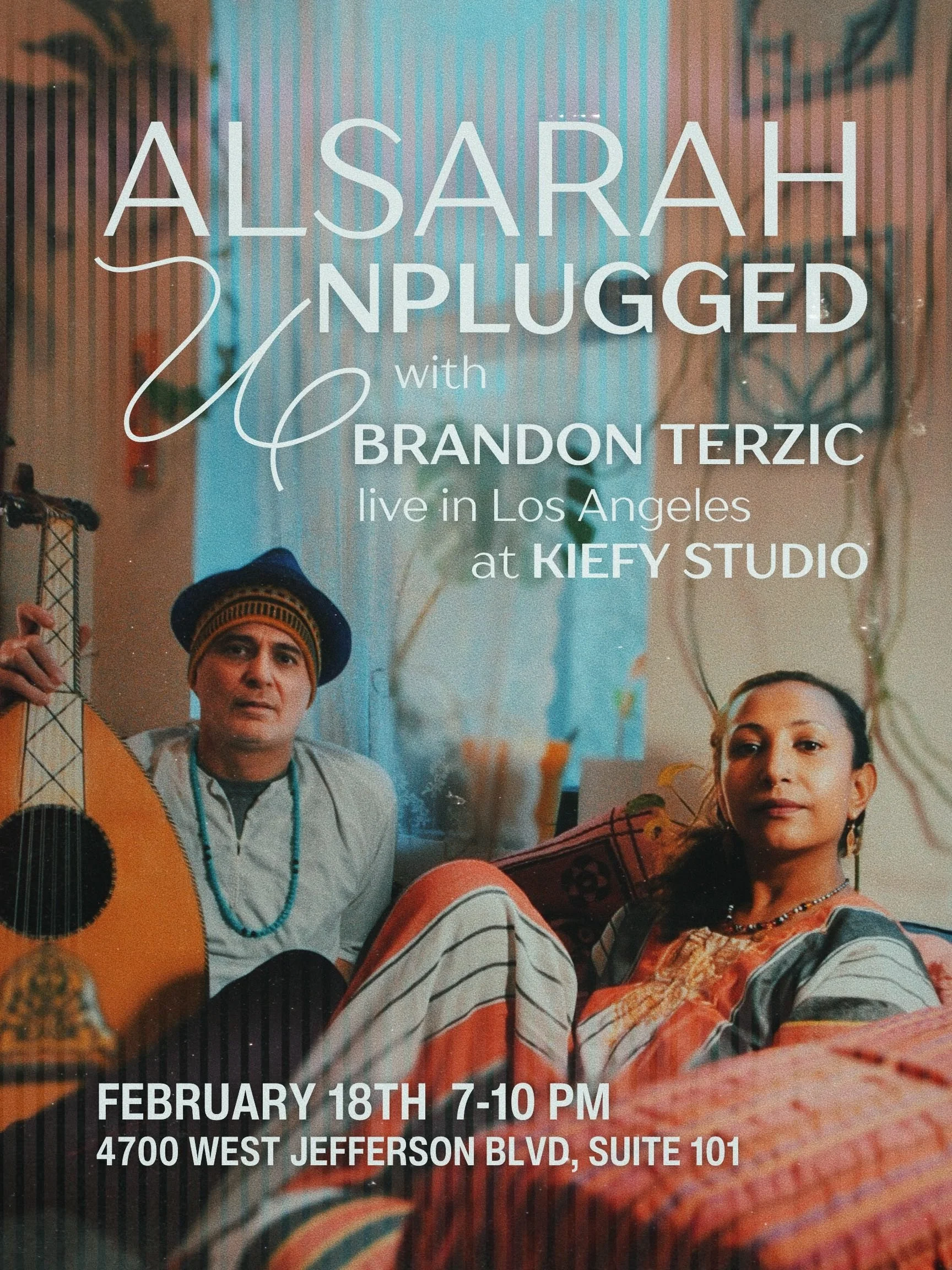 ALSARAH UNPLUGGED WITH BRANDON TERZIC | LIVE