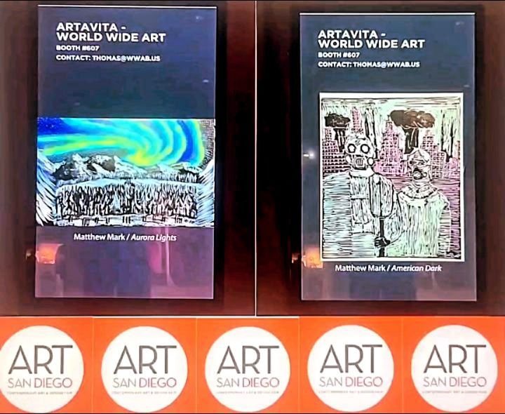 Thank you World Wide Art &amp; ART SAN DIEGO 2024 for exhibiting my work throughout the convention center all weekend long. Its one of the major art fairs internationally. Miami is next in Dec..Til next time..🎨✨️🍂

Some of my work will be published