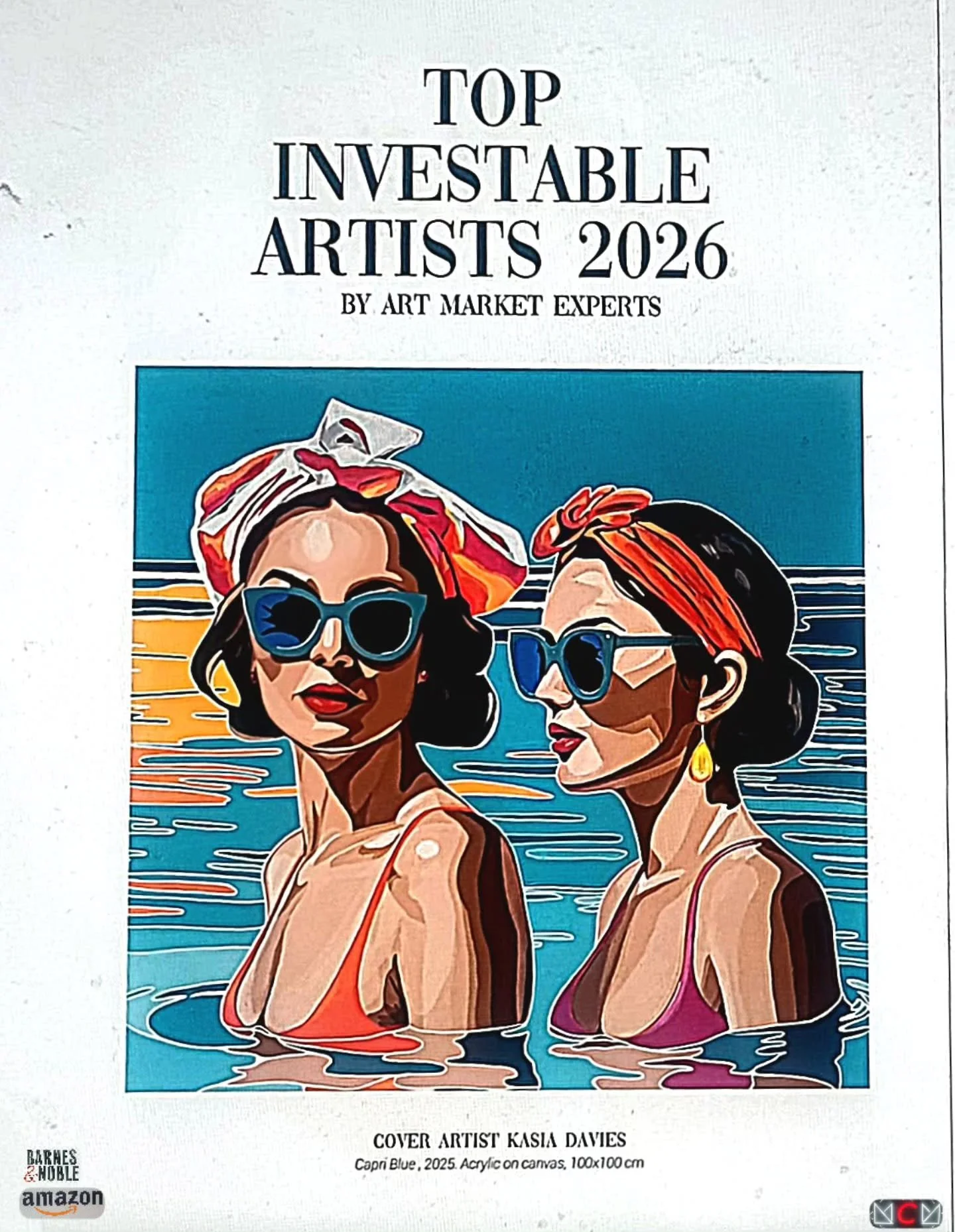 Top Investable Artists 2026 catalog/book out now. I will have a one page feature for this publication. Check it out along with many talented artists from all over. Publication put out by Art Market Experts. Will be available on Amazon, Barnes &amp; N