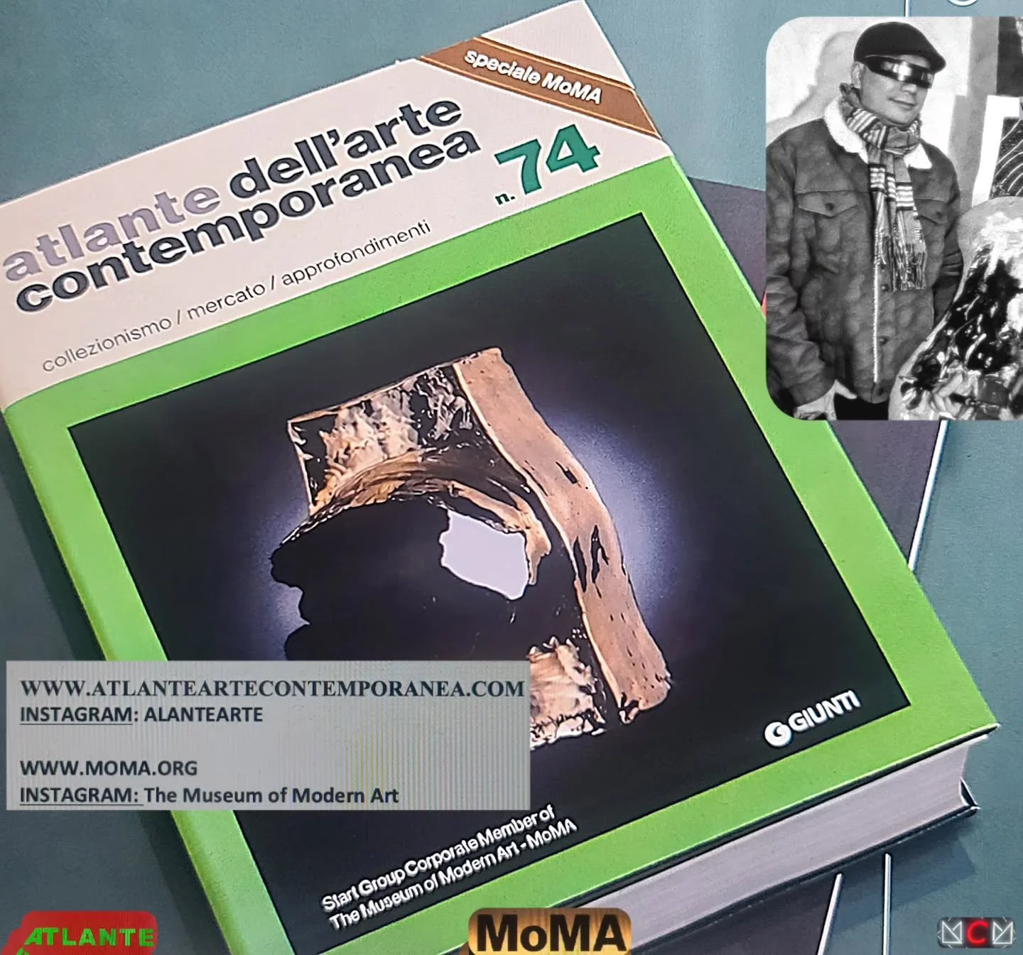 Will have a painting featured for this prestigous Italian Art publication in an elaborate museum quality hardcover / catalog. The Atlas of Contemporary Art ( Italian Version, no English). The presentation of this publication will be held at The Museu
