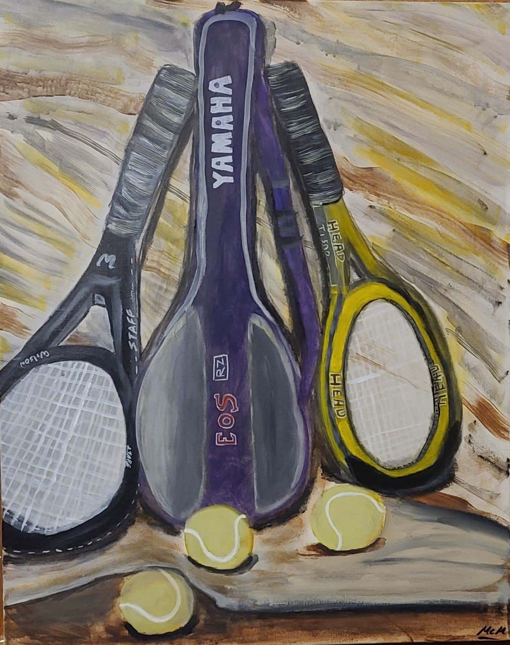 Tennis rackets. (2022)
