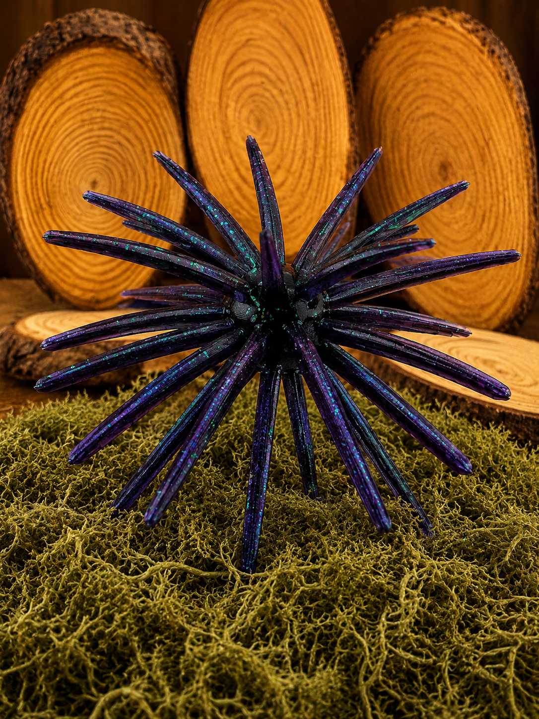 4.5" Fuzzy Ball Straight Legs