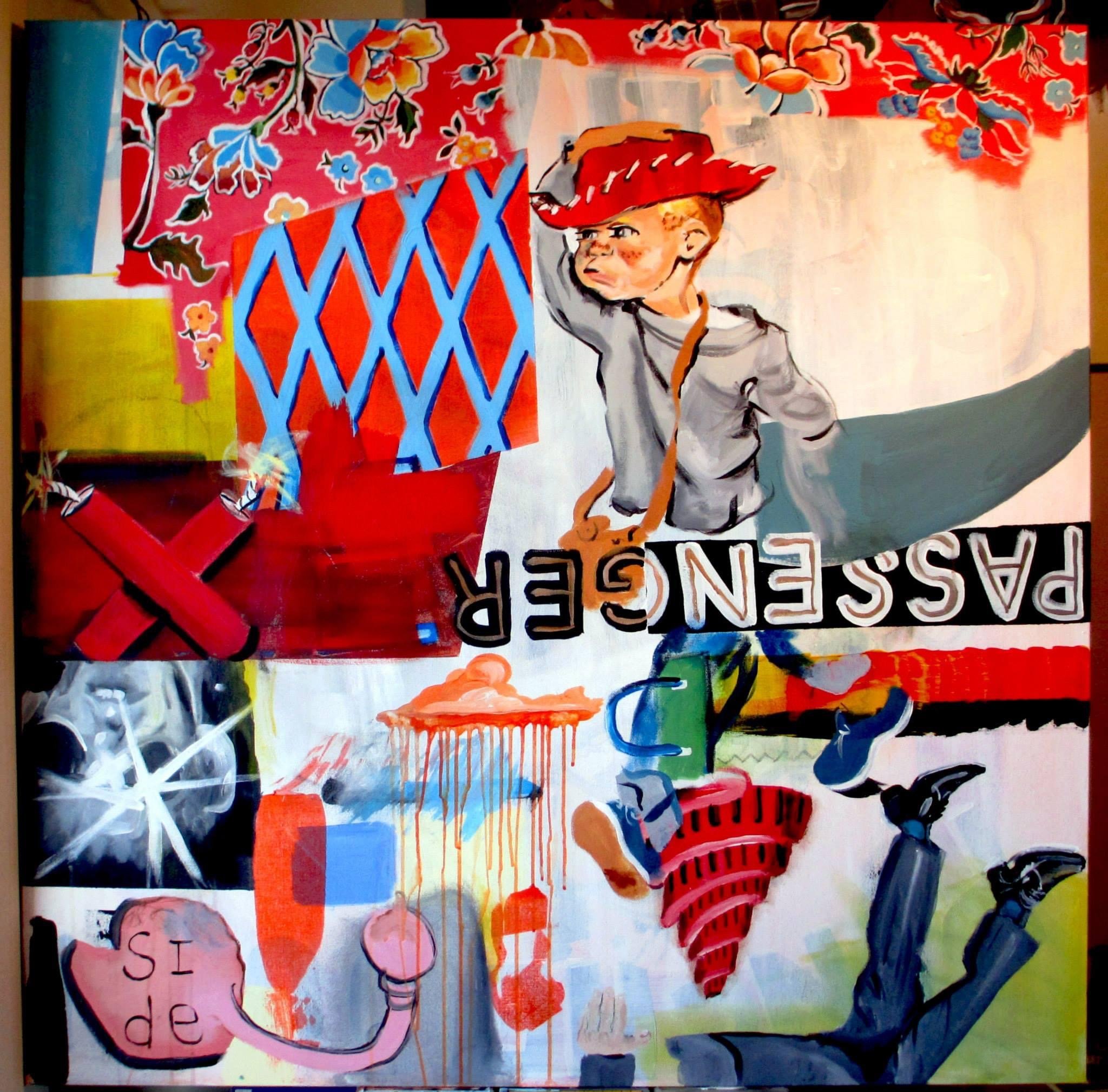 Passenger Side, 2014 120 x 120cm