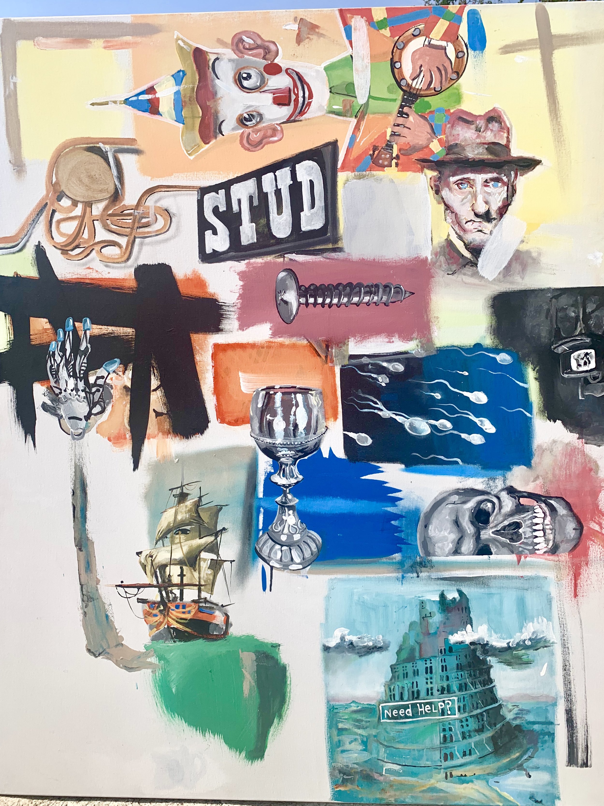 Brother's Cup, 2022. 120 x 150cm