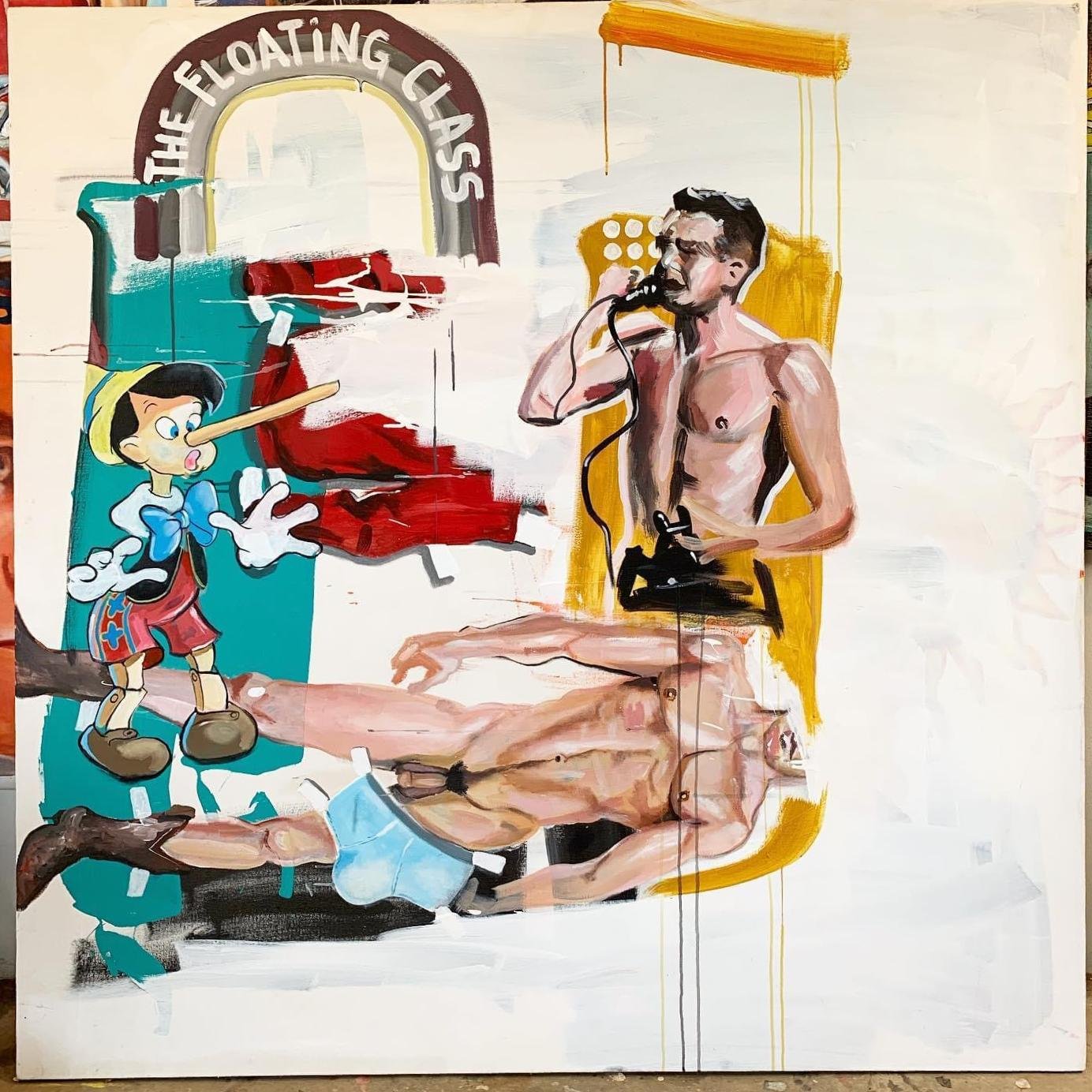 La clase flotante, 2022
Acrilico sobre tela
170 x 170cm