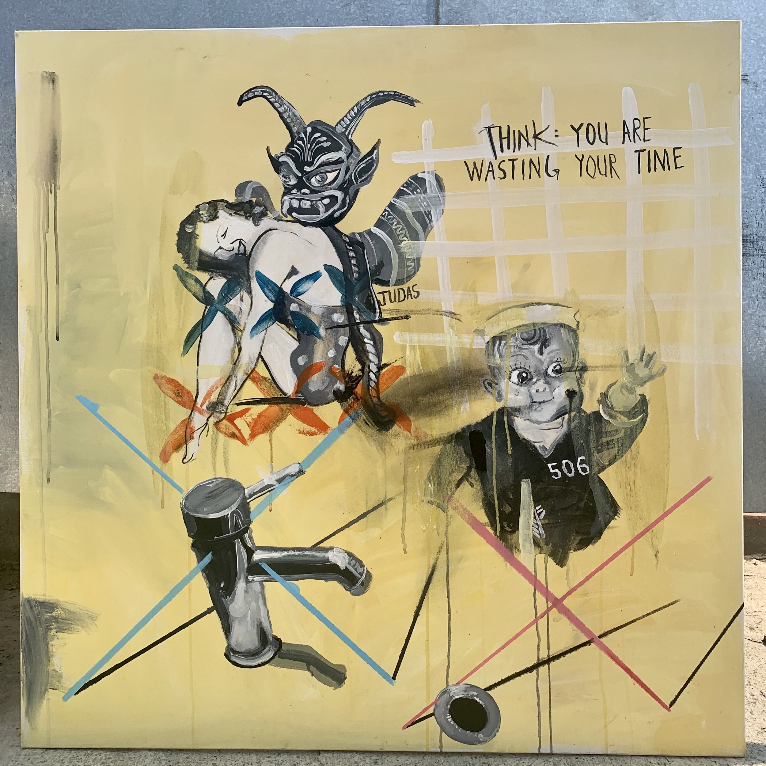 It's Time for Sex with Strangers, 2019 100 x 100cm