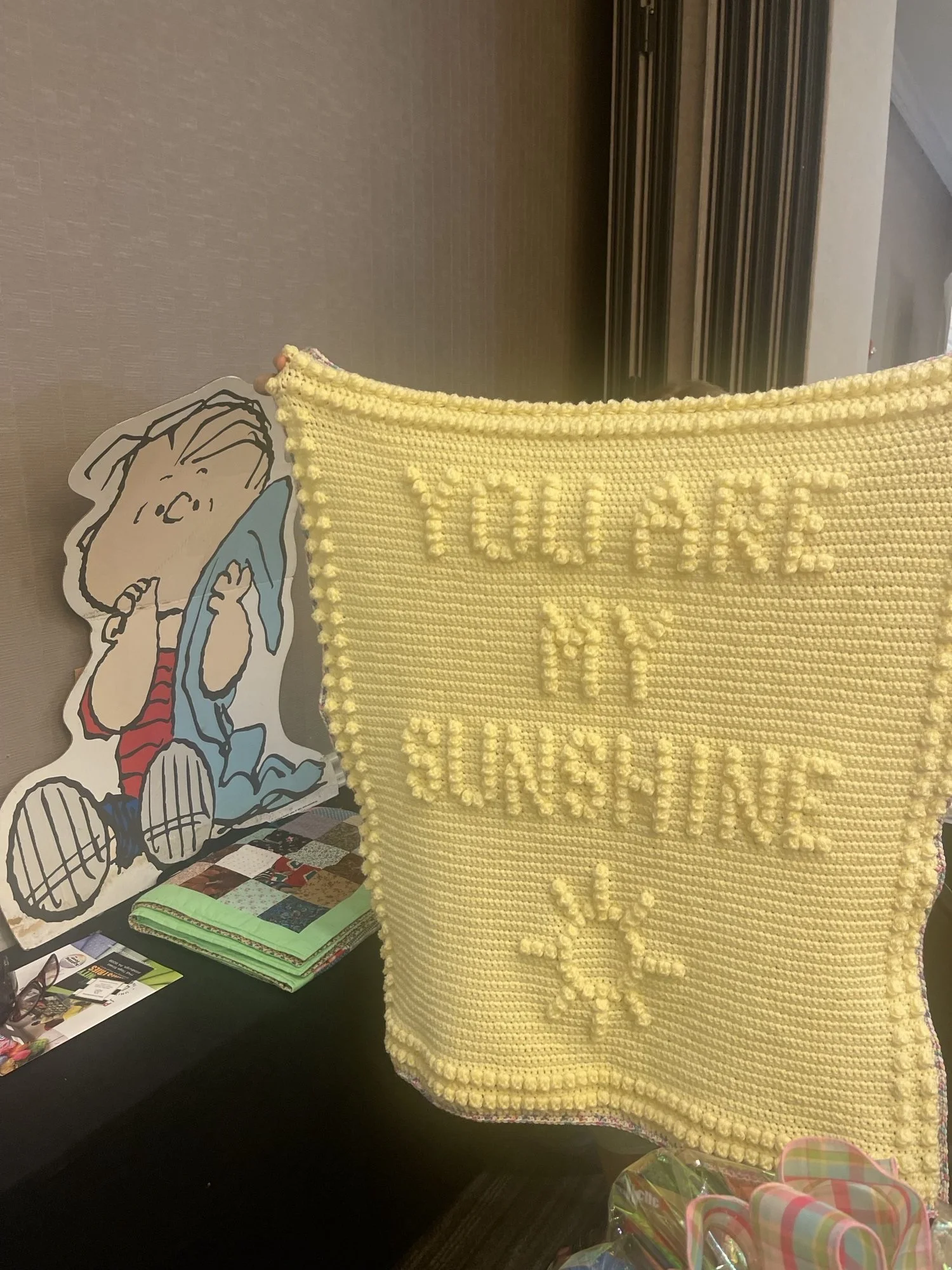 2023 Project Linus - You are my sunshine -  baby blanket donation