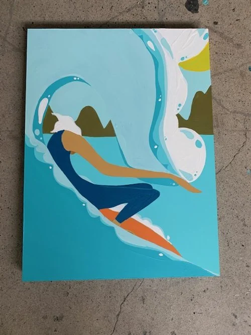 Andy Davis Original Surf Artwork — Andy Davis Surf Art