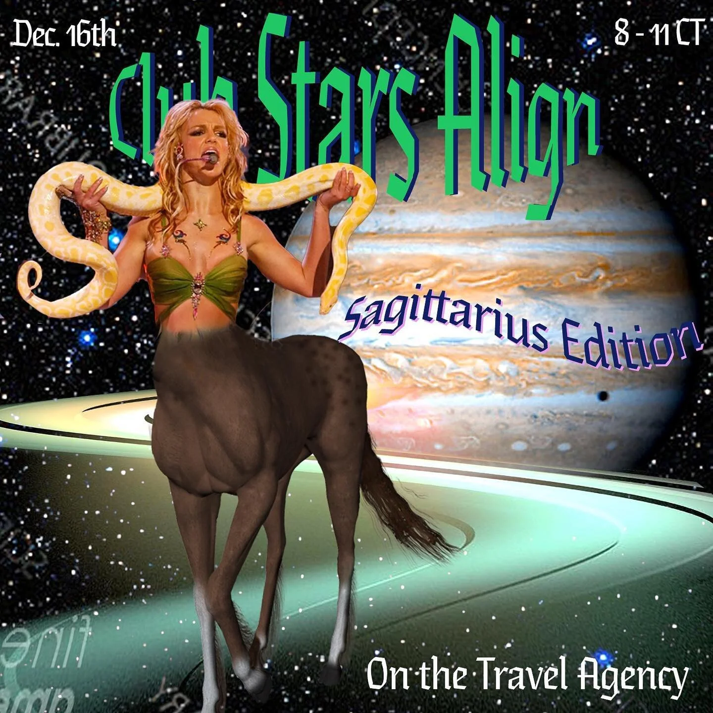 It&rsquo;s that time! Time for Club Stars Align to say GOODBYE! This Thursday, our Saggitarius edition will mark the LAST installment of the CSA party schedule. We&rsquo;ve had such a joy partying with every sign for a year&rsquo;s worth of monthly o