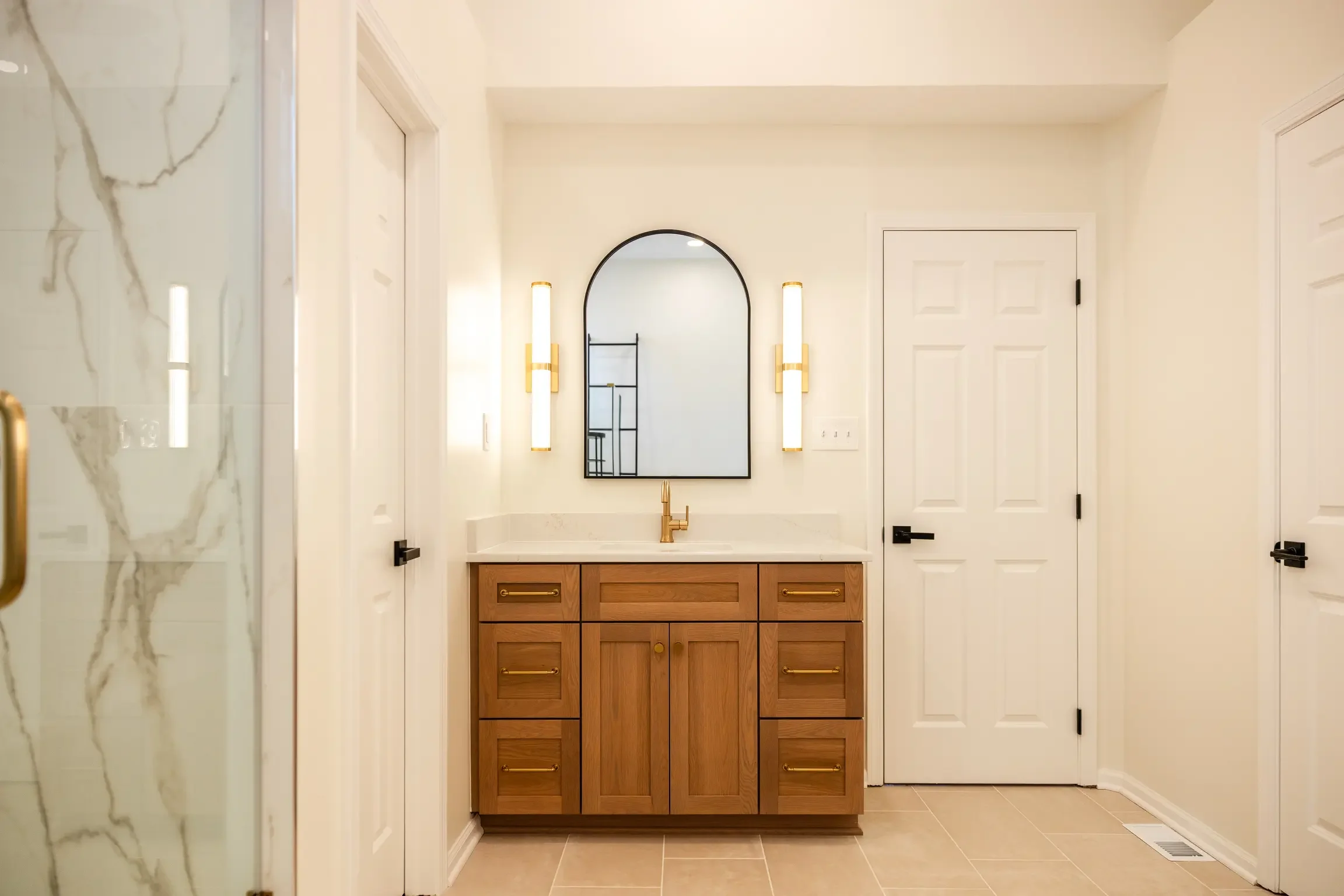 Dublin Bath Remodel White Oak Vanity.webp