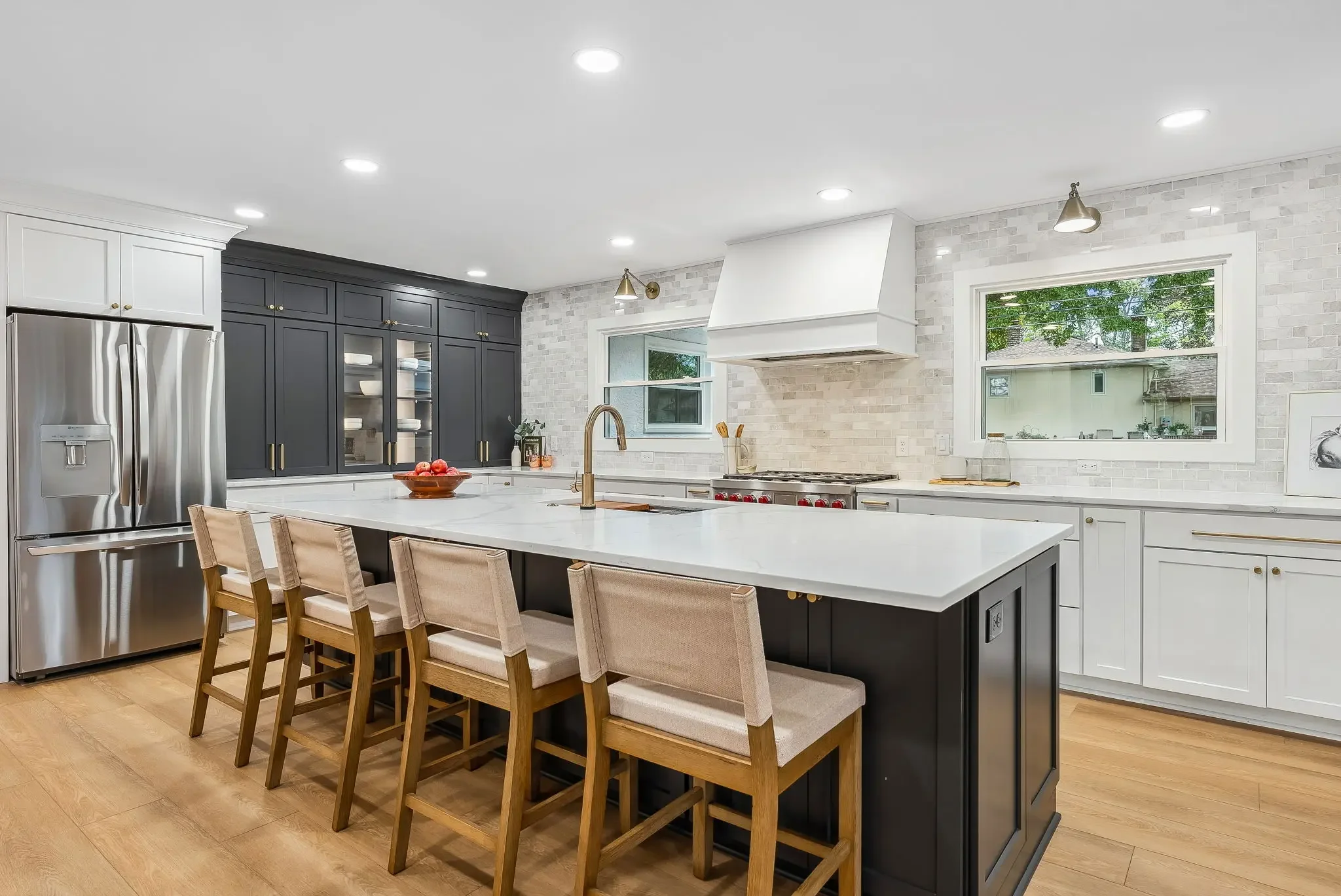 Open-concept kitchen remodel in Upper Arlington Ohio