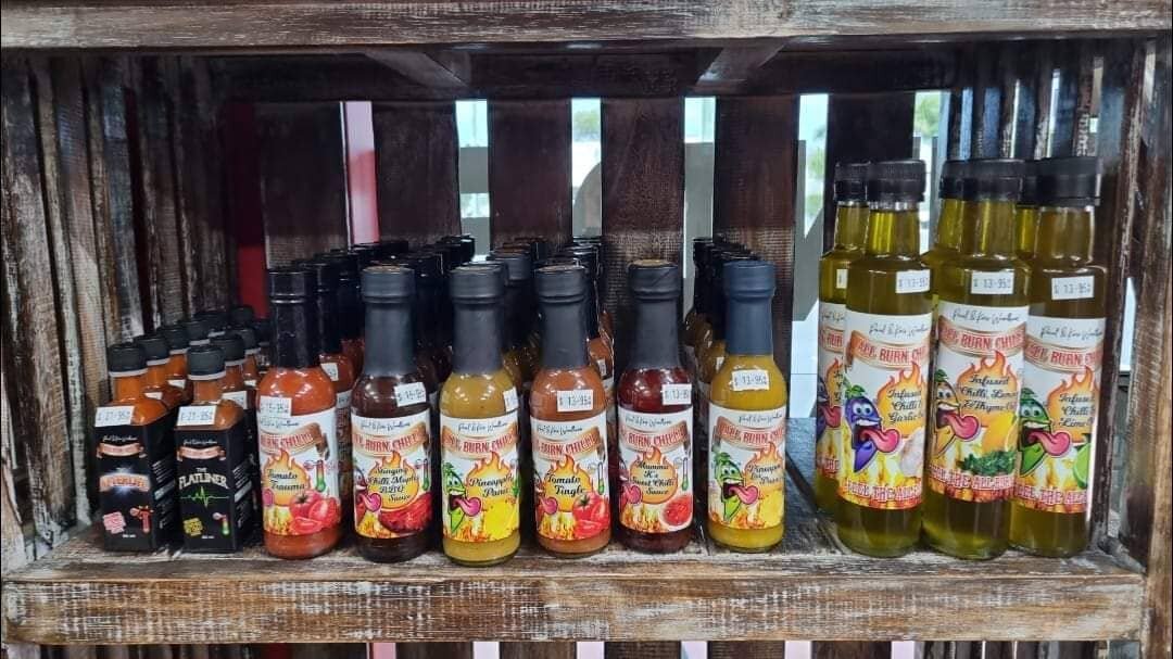 *ATTENTION BUNDABERG HOT SAUCE LOVERS* A limited range of All Burn Chilli products are now available from Hellfire Global Sauces at 1/11 Princess Street in Bundaberg East QLD 4670. Head down and get stuck in!