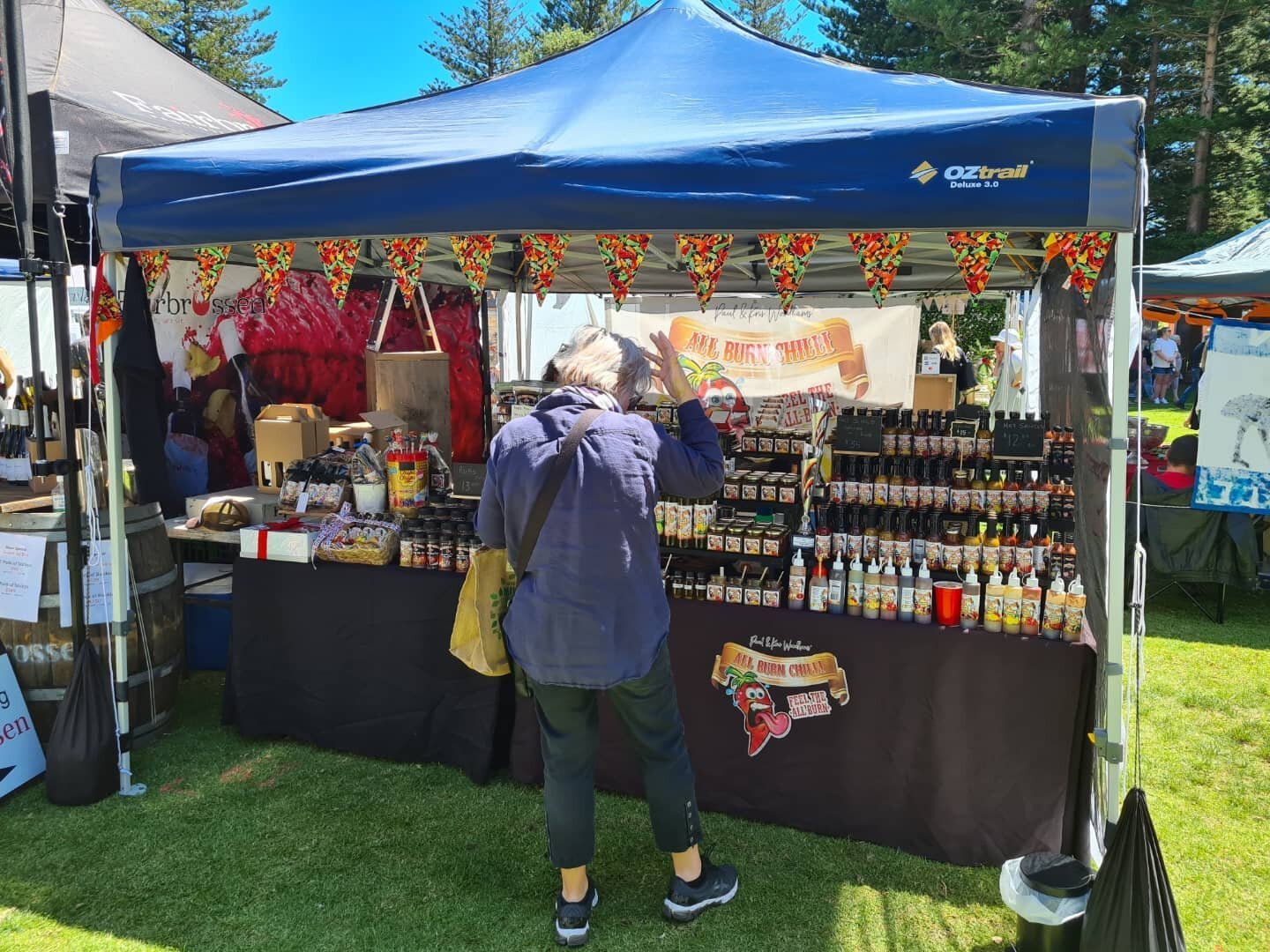 Come join us and @blueyzarzov to heat up your weekend at the Made on the Left Christmas markets, Esplanade Park on Marine Terrace in Fremantle. We're here 10am until 5pm today and Sunday. As usual we have our full spicy range for sampling and purchas