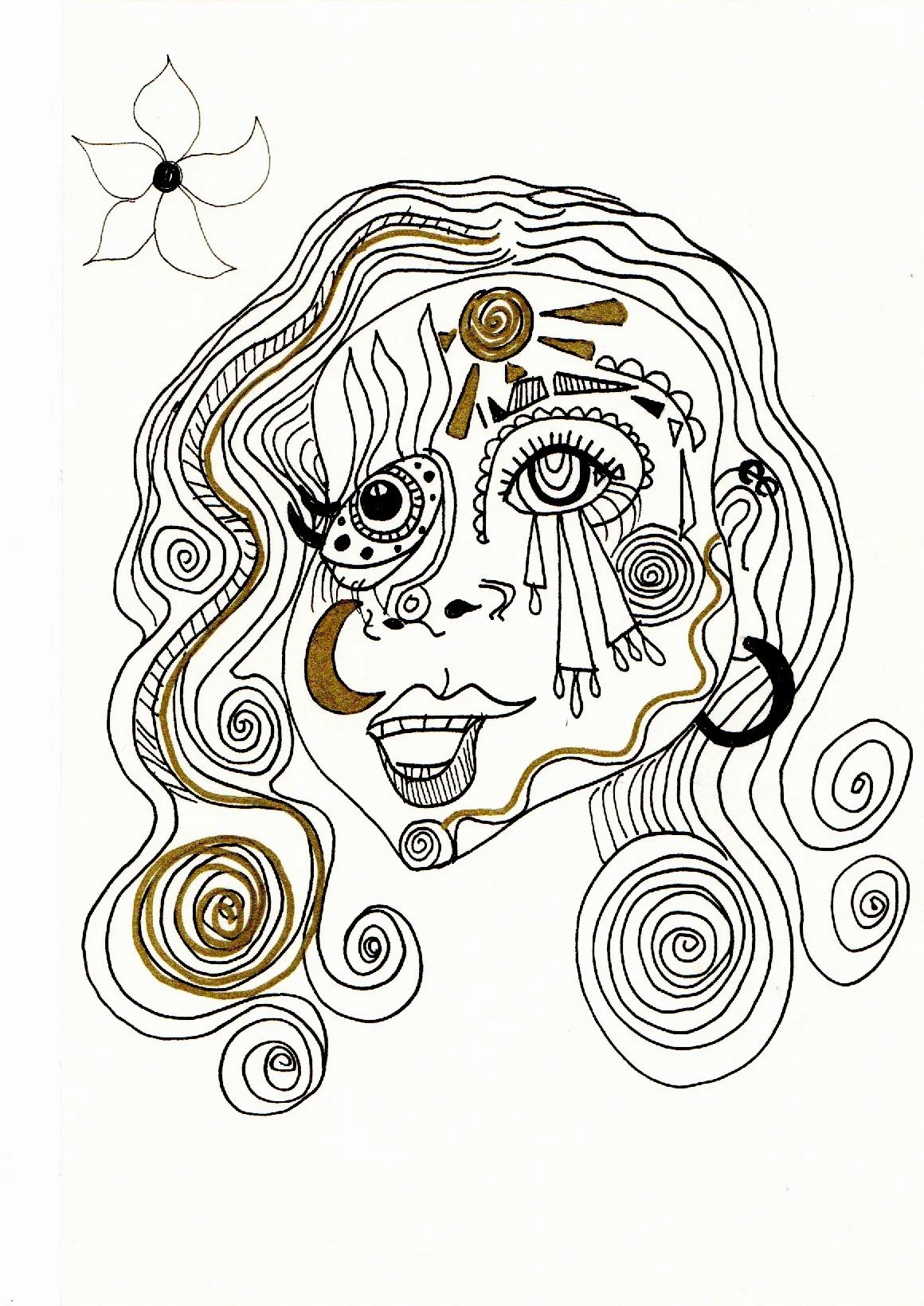 Flower lady