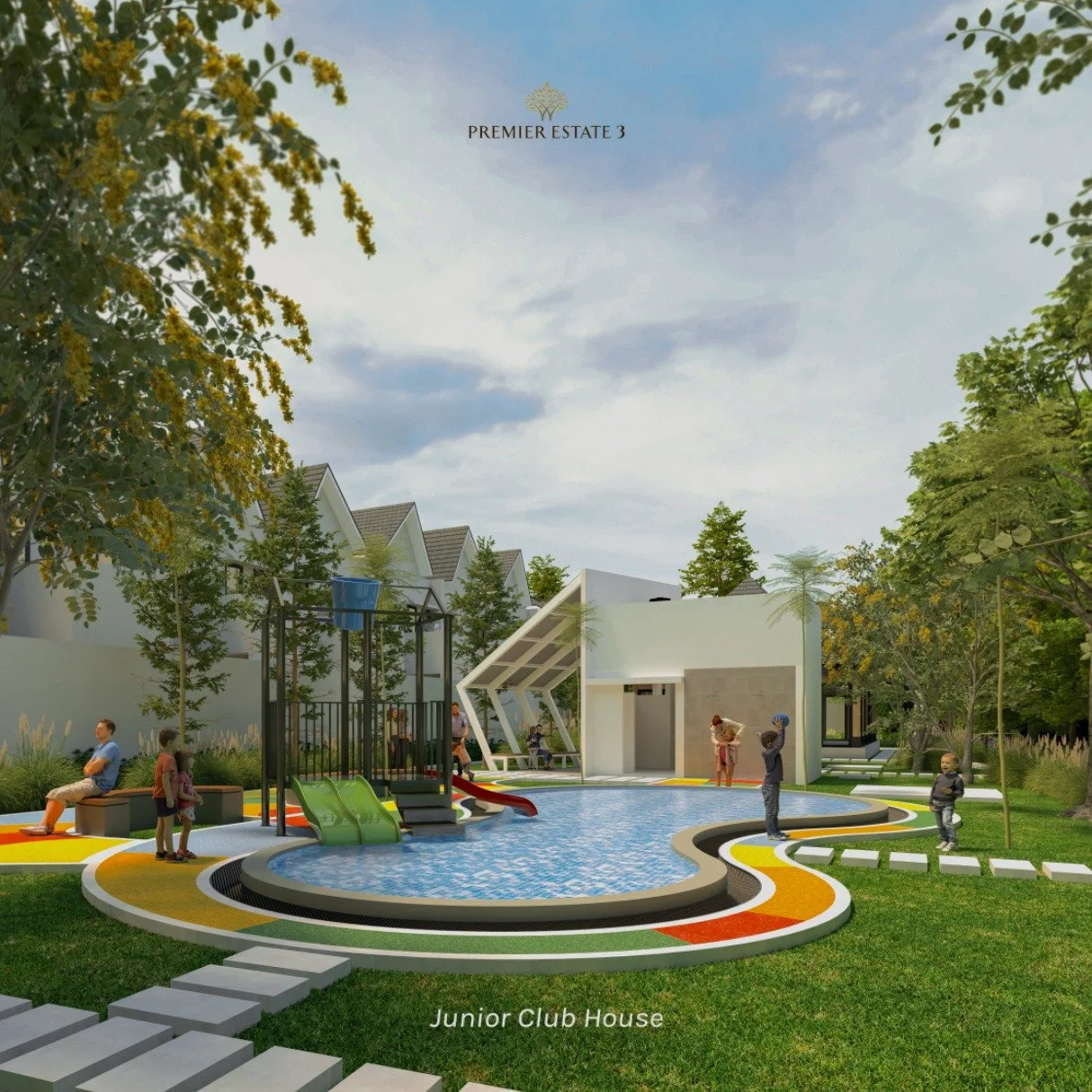 Segera hadir di kawasan Premier Estate 3 CIbubur! Junior Club House, fasilitas Club House kedua yang dirancang khusus untuk menunjang kenyamanan keluarga dan aktivitas anak-anak. Melengkapi fasilitas premium di kawasan modern tropis @premier.estate3.