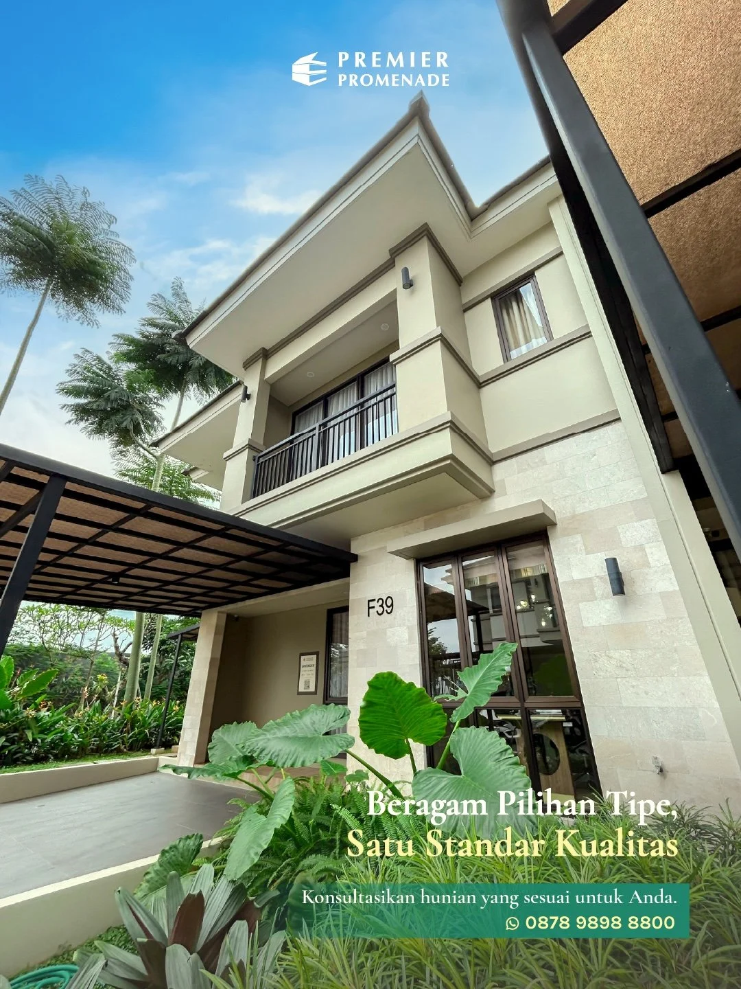 Mulai dari Edelweiss hingga Lavender, setiap hunian di @premier.promenade dirancang dengan standar kualitas yang sama. Detail cermat, material pilihan terbaik, dan tata ruang yang fungsional.

Beragam pilihan tipe, satu komitmen kualitas untuk kenyam