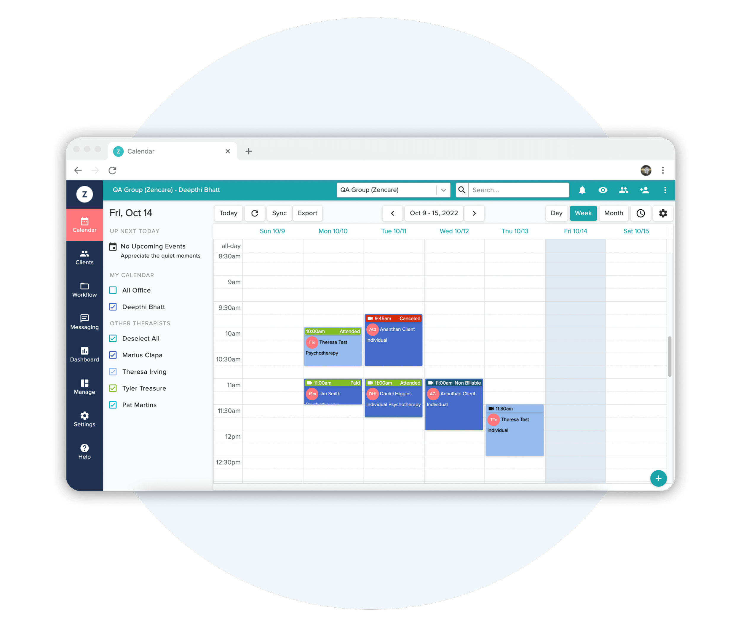 zencare practice management EHR