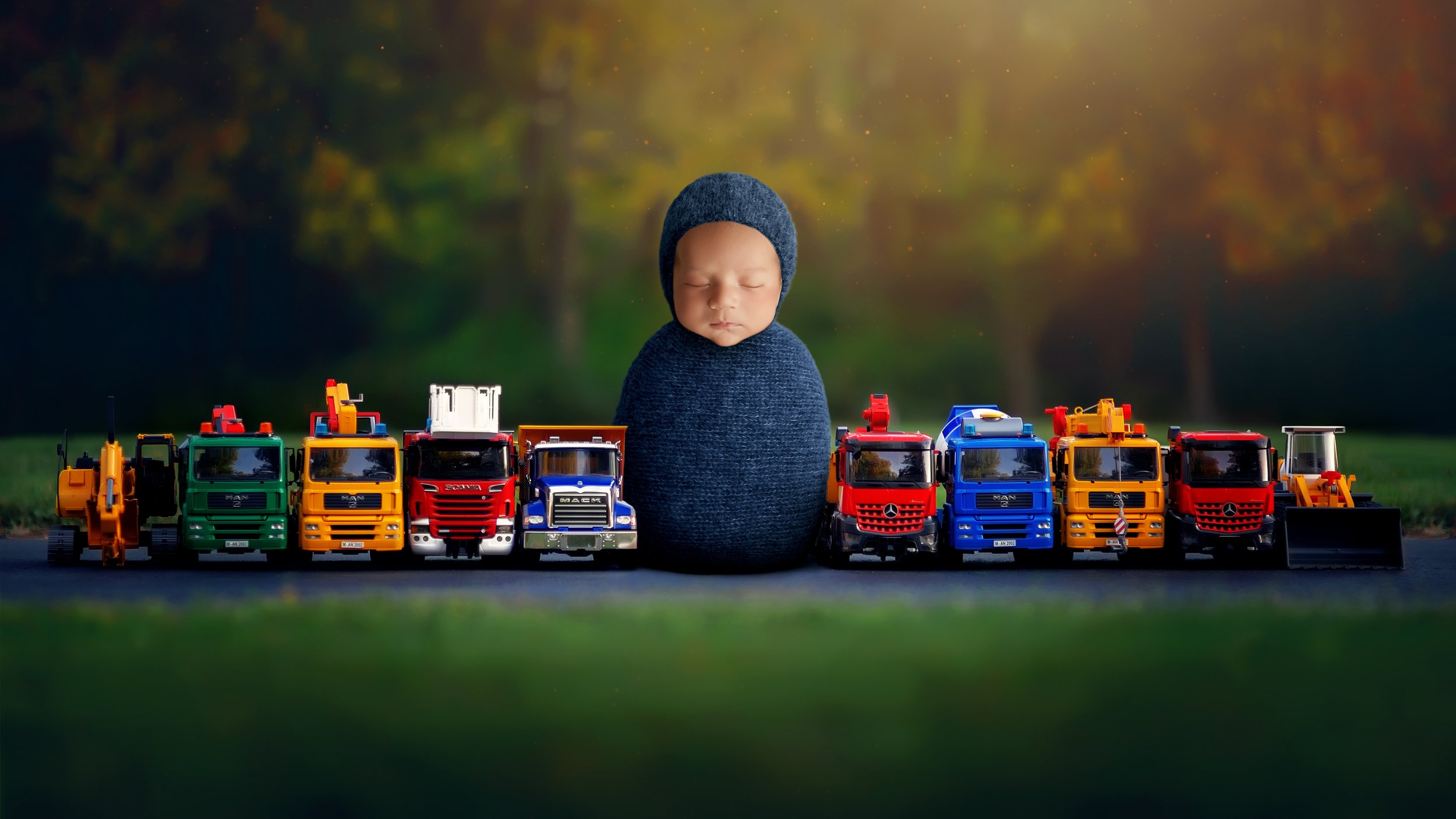 Lauree Jane Photography LLC - Bruder trucks in a row - Transparent.jpg