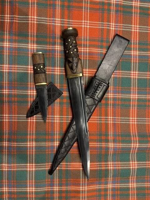 108. matching set of a dirk and sgian dubh
