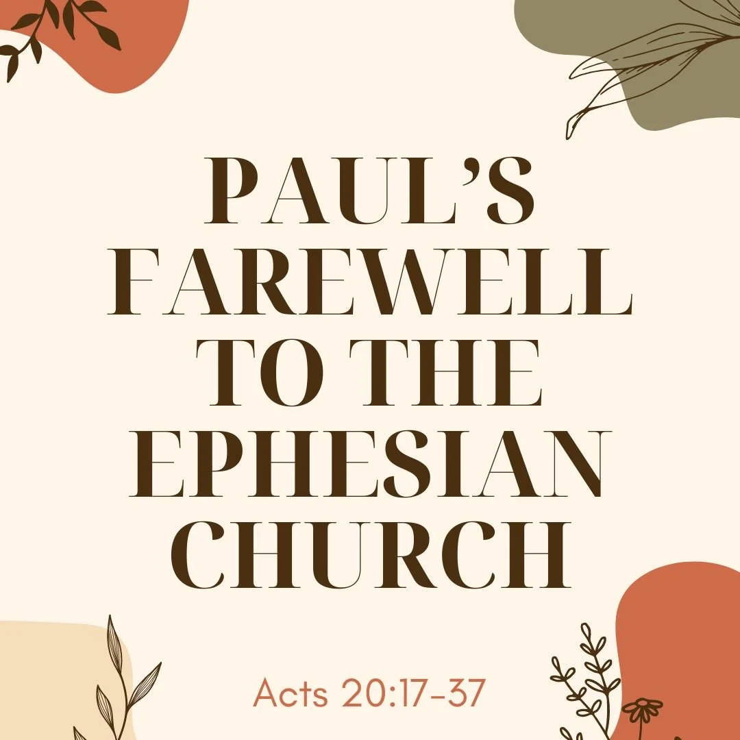 Paul's Farewell To The Ephesian Church episode artwork