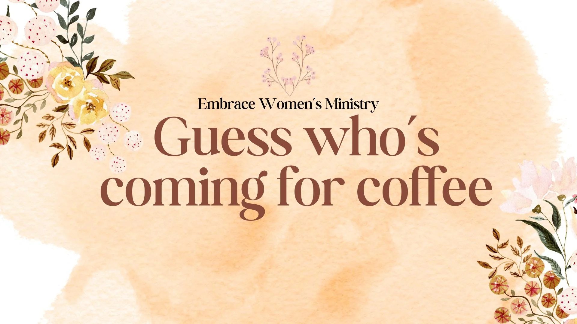Guess Who’s Coming To Coffee