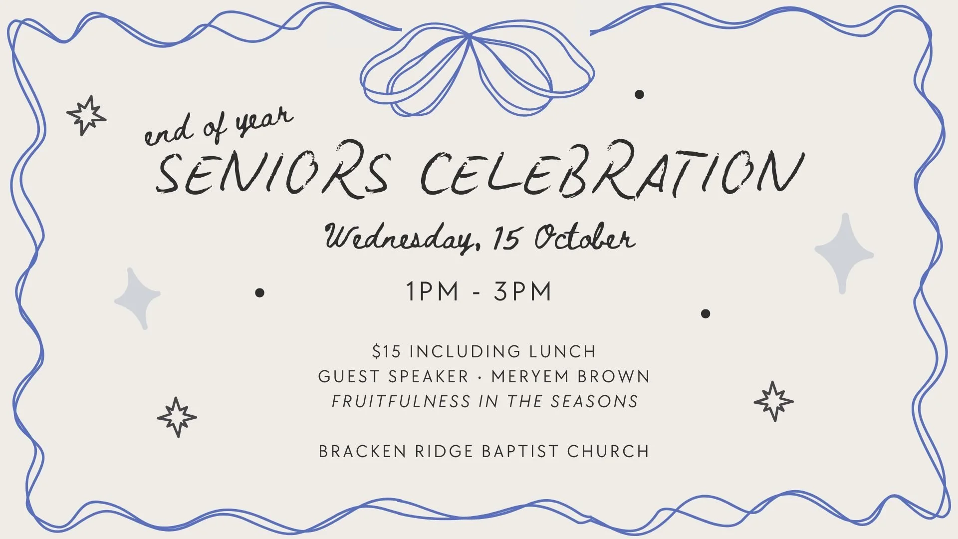 End of Year Seniors Celebration