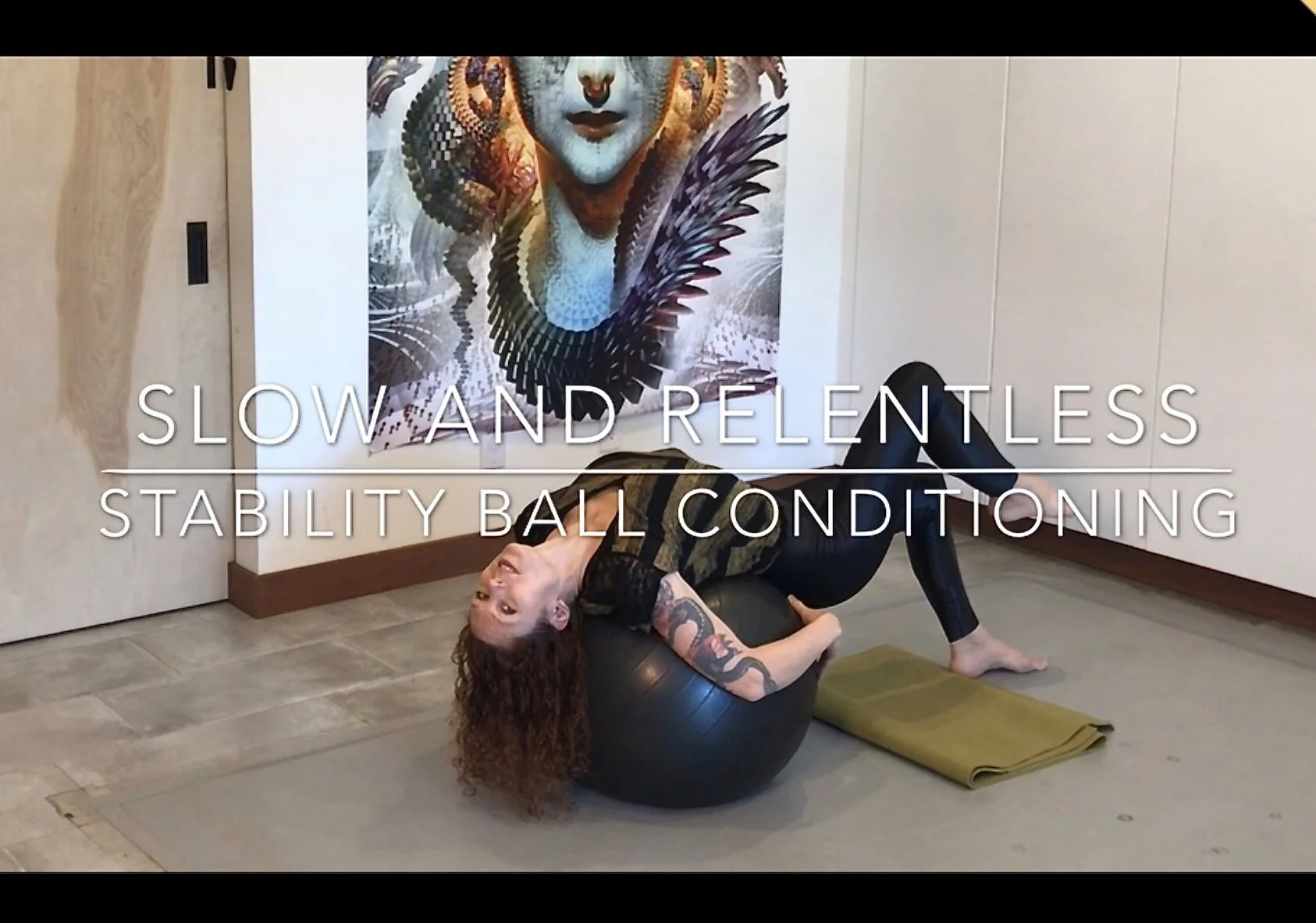 Stability Ball Conditioning - Advanced GK/JSB exercise sequence
