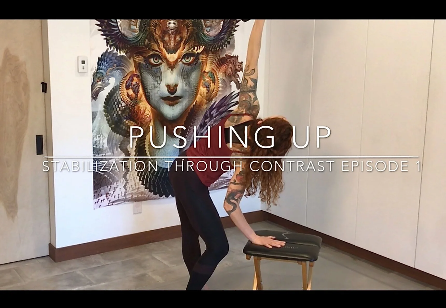 Stabilization Through Contrast -  Format 1 flow with hand weights 