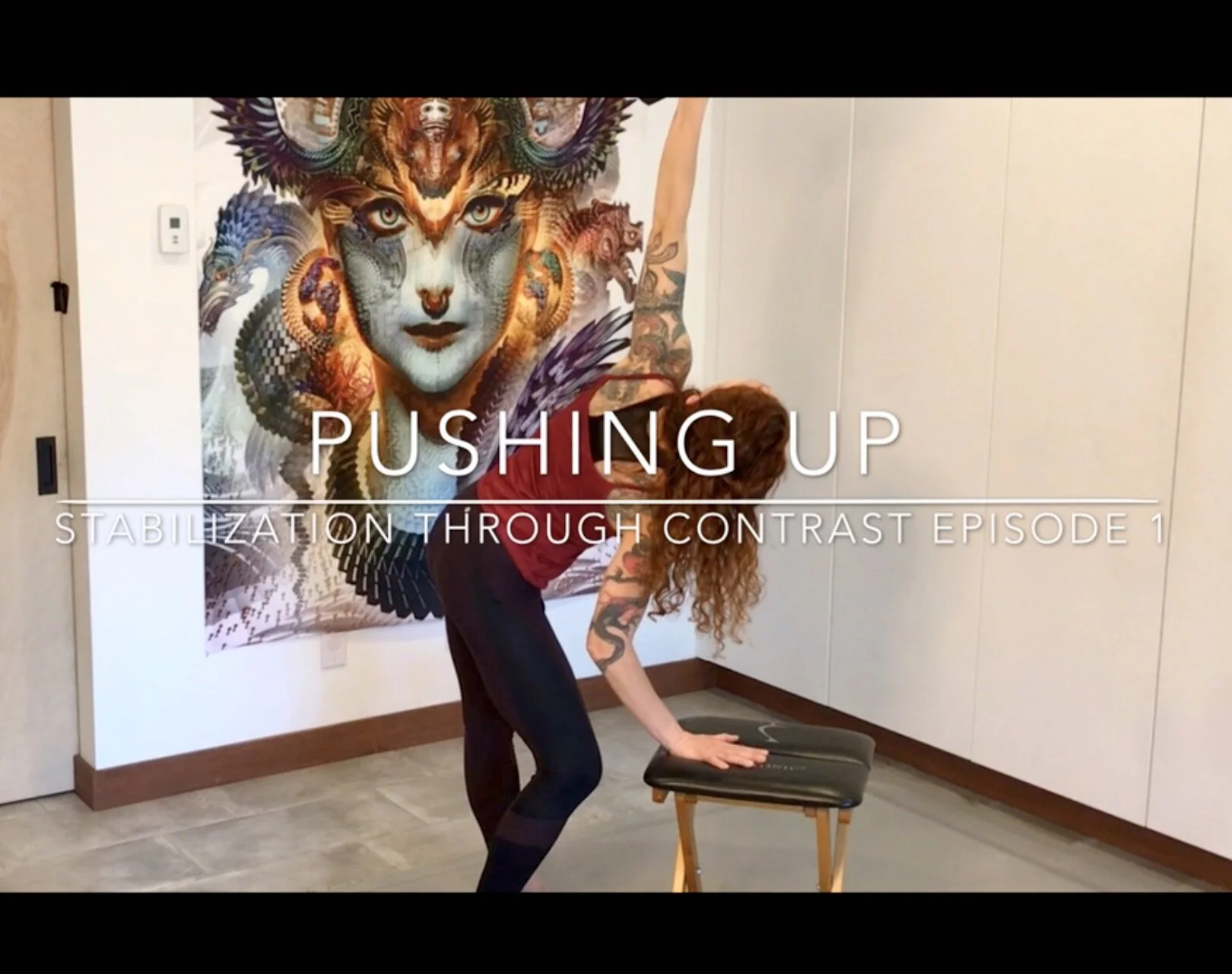 Pushing Up - Beginner class with hand weights