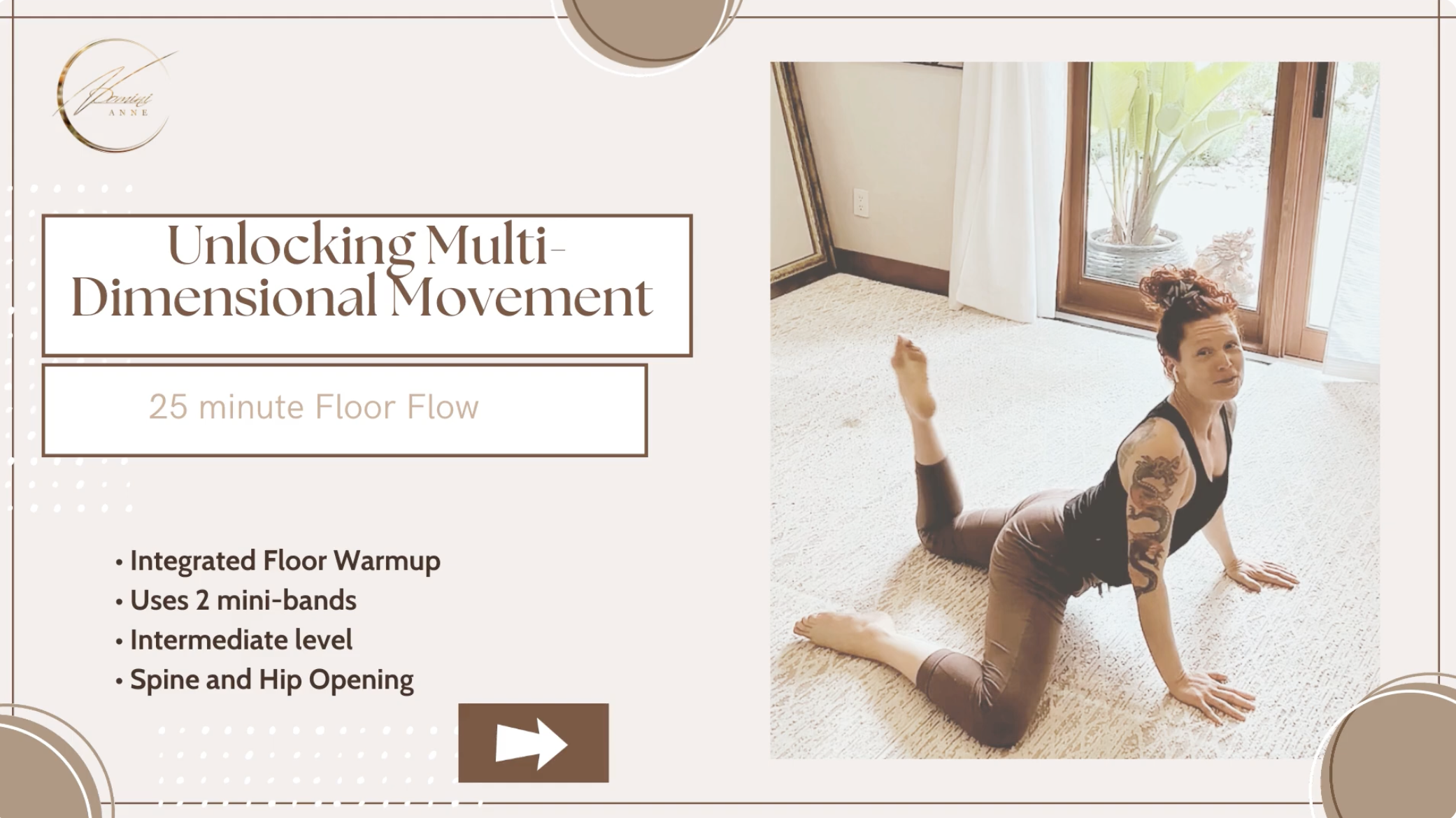  Multi-Dimensional Mobility : 25 minute floor flow 