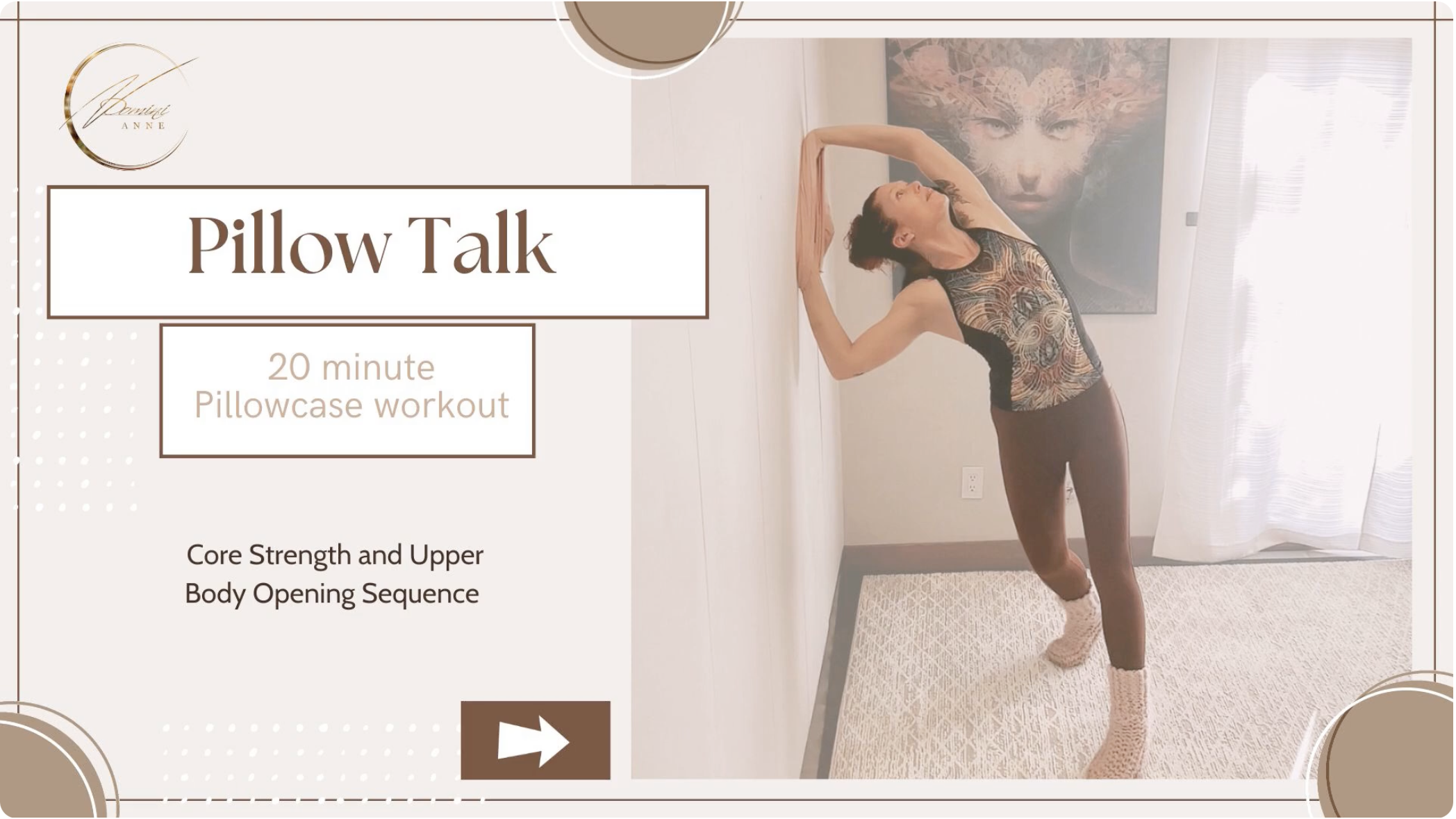 Pillow Talk -  20 min Shoulder workout on the wall