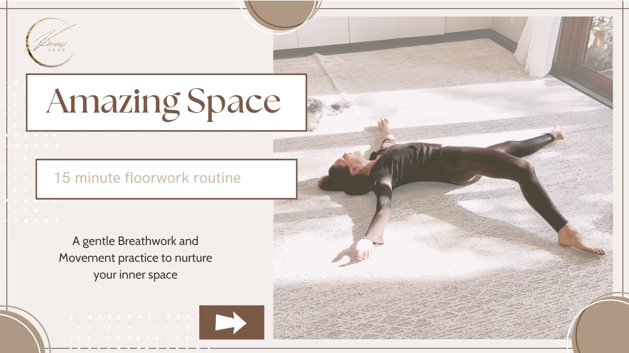 Amazing Space - 15 min floorwork routine