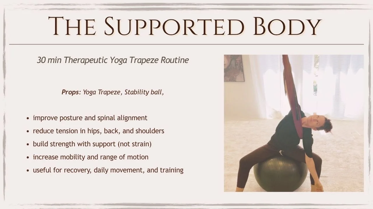The Supported Body  | 30-Min Yoga Trapeze Routine for Mobility, Posture &amp; Strength