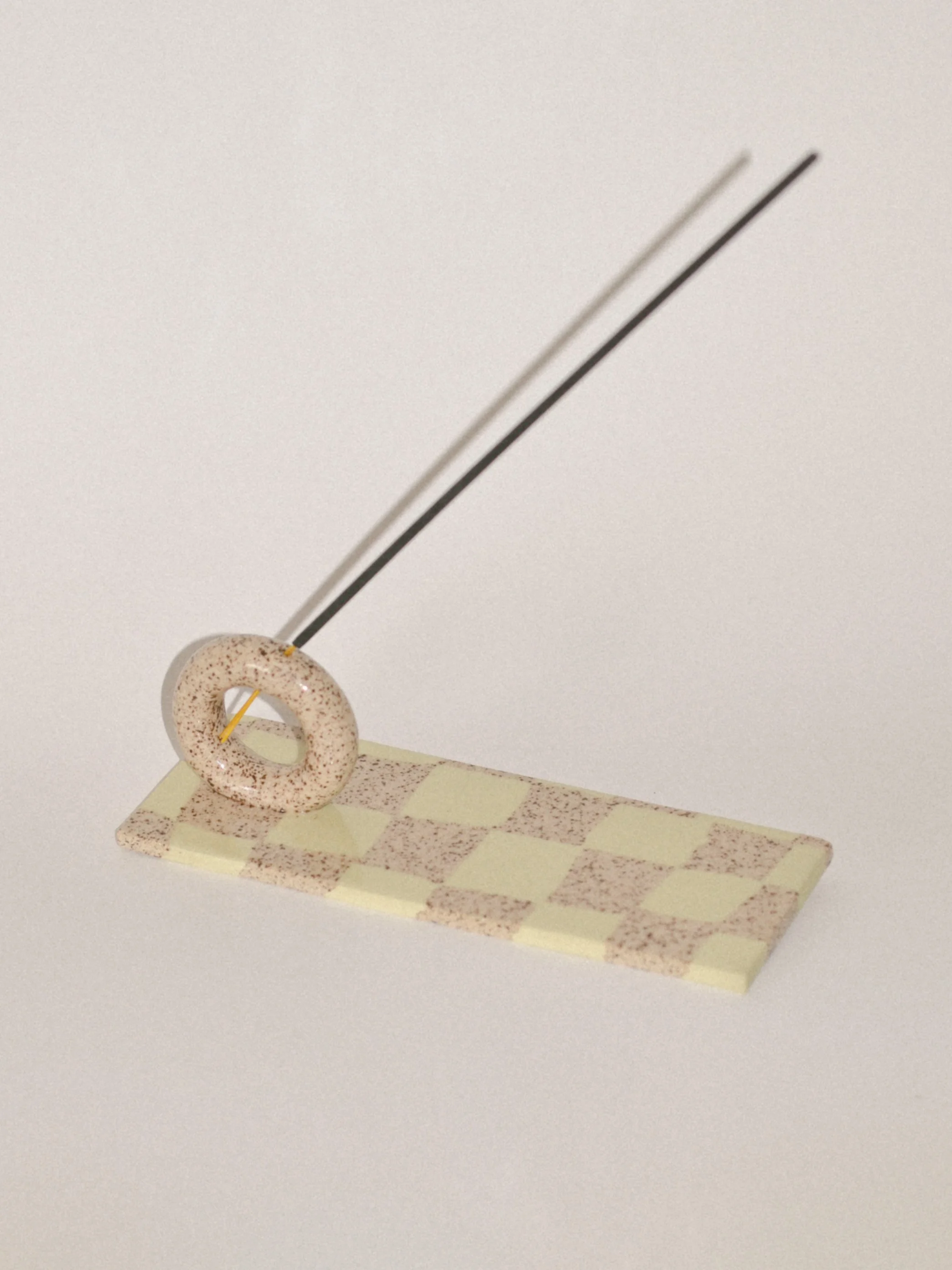 Checkered Incense Holder