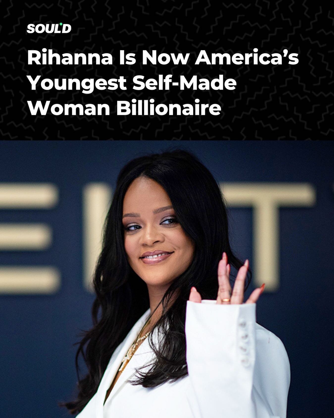 Let&rsquo;s go Ri Ri! @badgalriri 👸🏾🖤

In March, Bloomberg reported Savage X Fenty lingerie was working with advisors on an IPO that could potentially be valued at $3 billion. Rihanna owns 30% of that company. She also owns half of Fenty Beauty, w