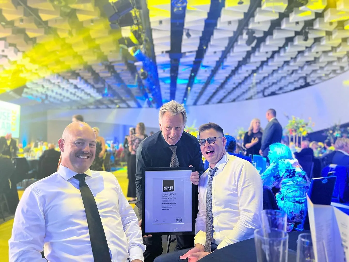 Another successful night at the national Master Builders Awards awards evening in Christchurch 
Winning the best bathroom award in New Zealand! 
We are so proud of our team! @contemporary_homes_nz @masterbuildernz @plumbingworld_nz