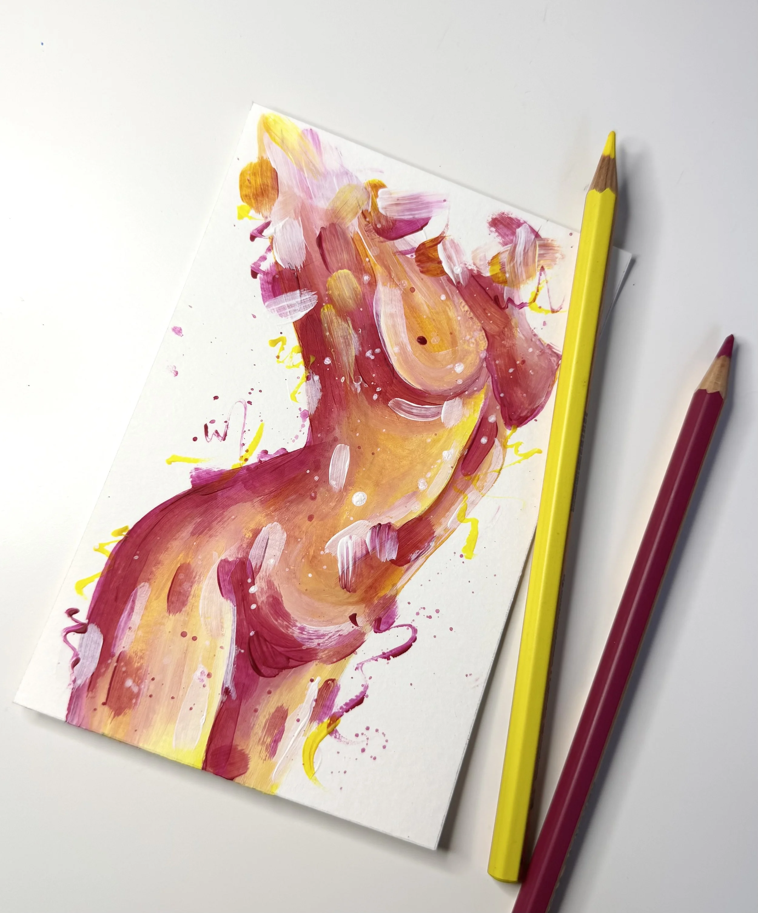 Thinking About You - Original Painting